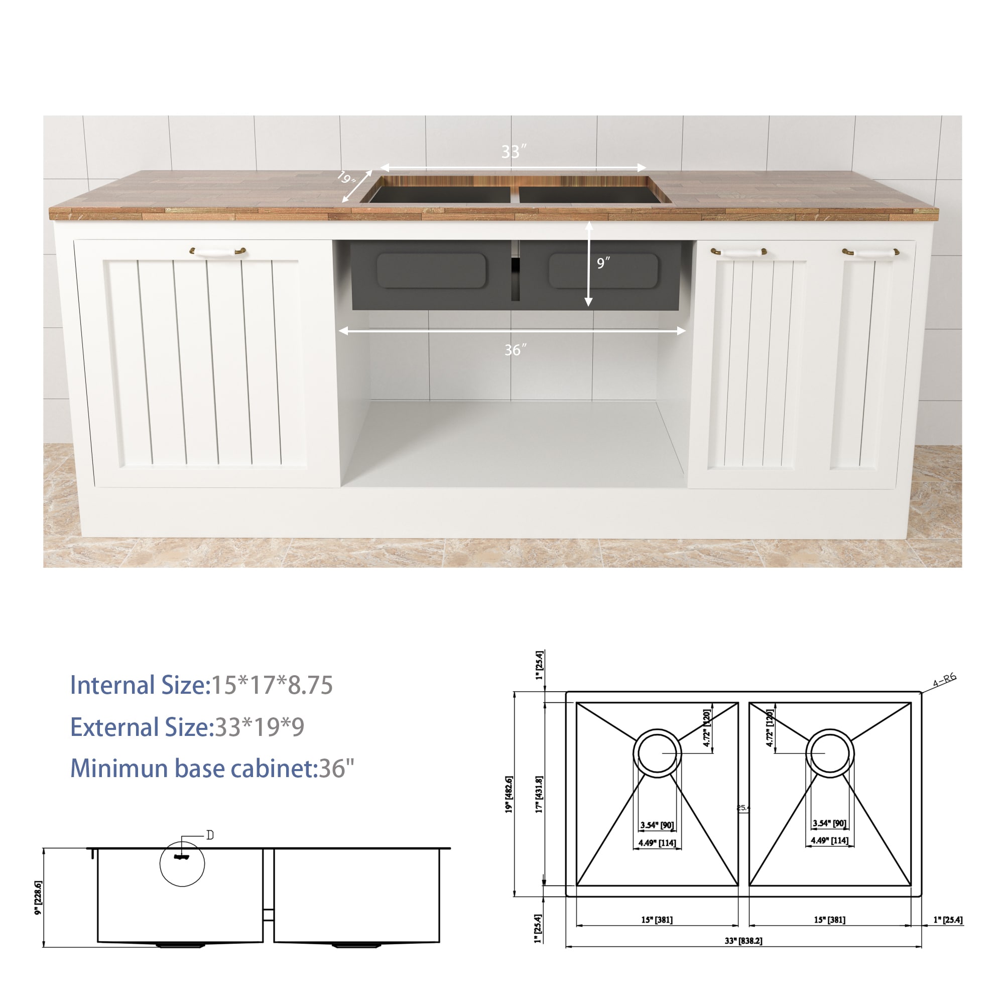 Sir Faucet HC-241911-B Kitchen-Sinks - View #6