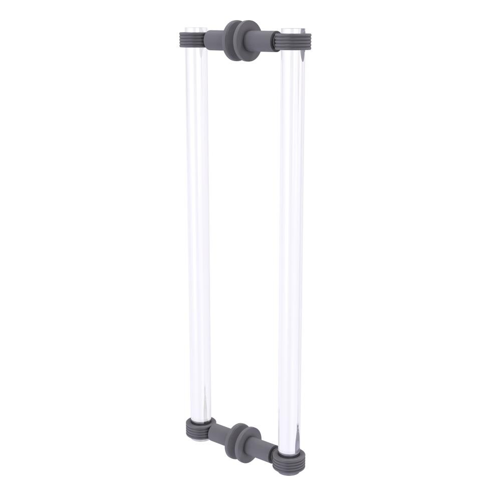 Allied Brass CV-406G-18BB-GYM Gray 18-in Hinged Shower Door Handle