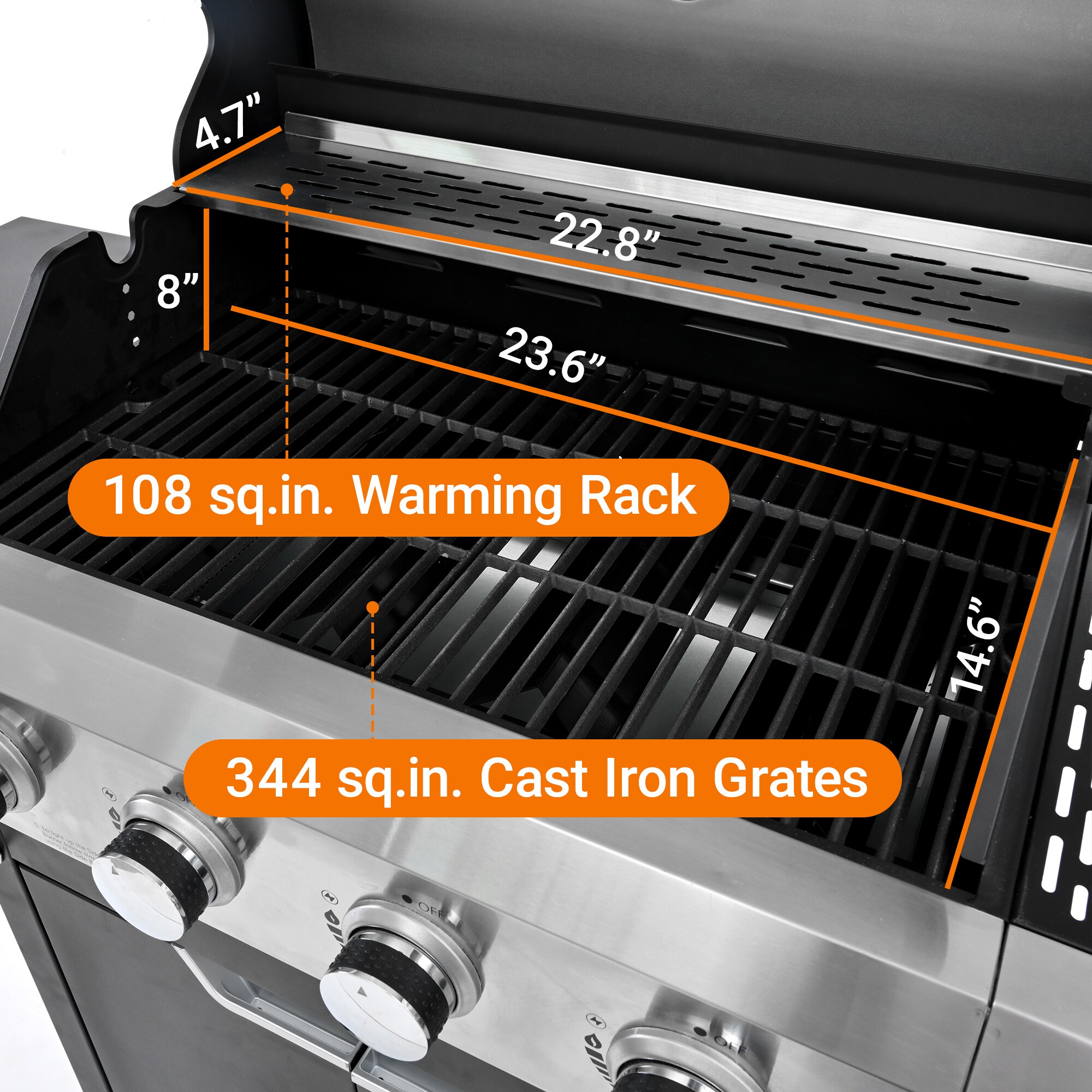 BABOOM BOM-266370-OR Gas-Grill - View #8