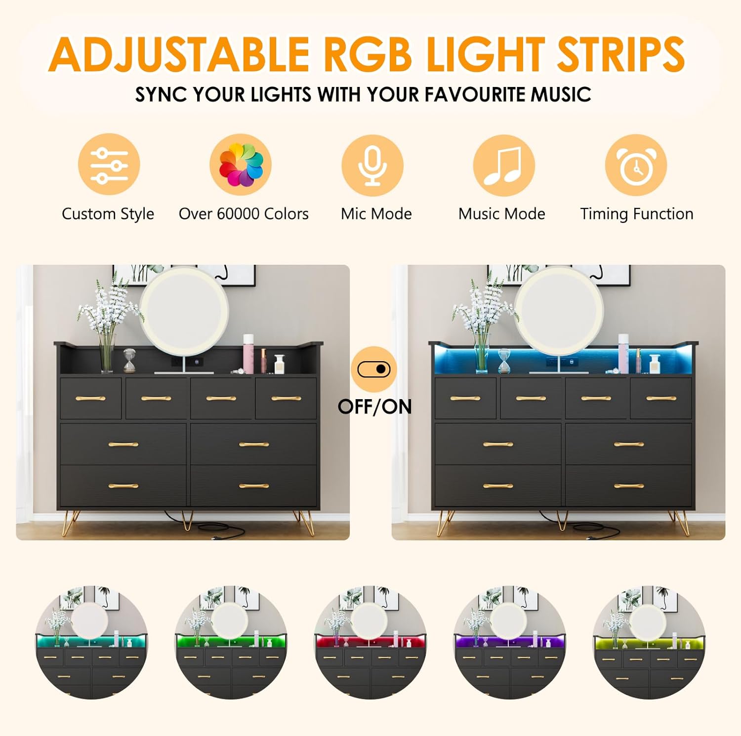 WhizMax LDYLSPHO-339W6CGW dressers - View #4