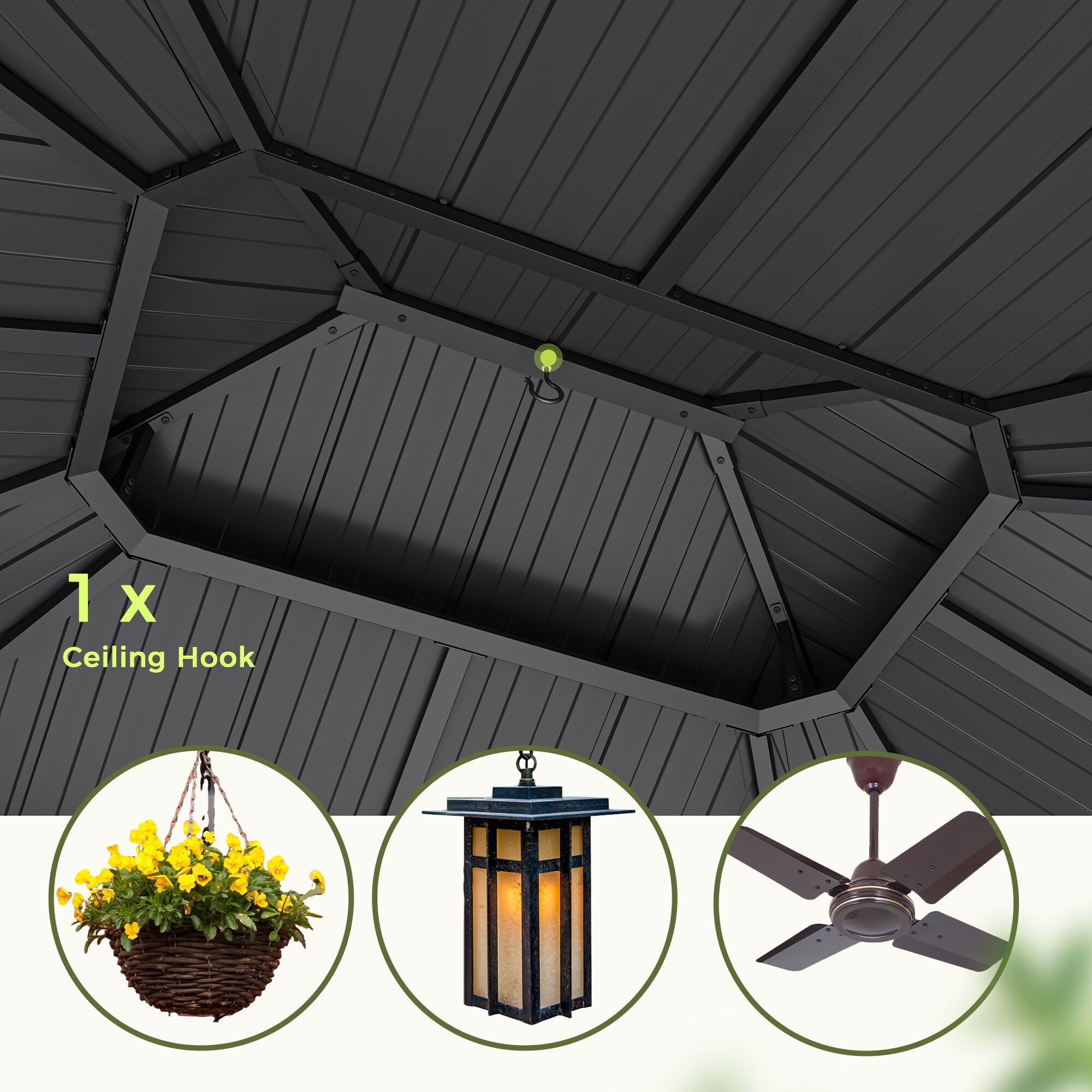  ZPSOTPF-1113-H-WL3 Wood-Resin-Gazebos - View #3