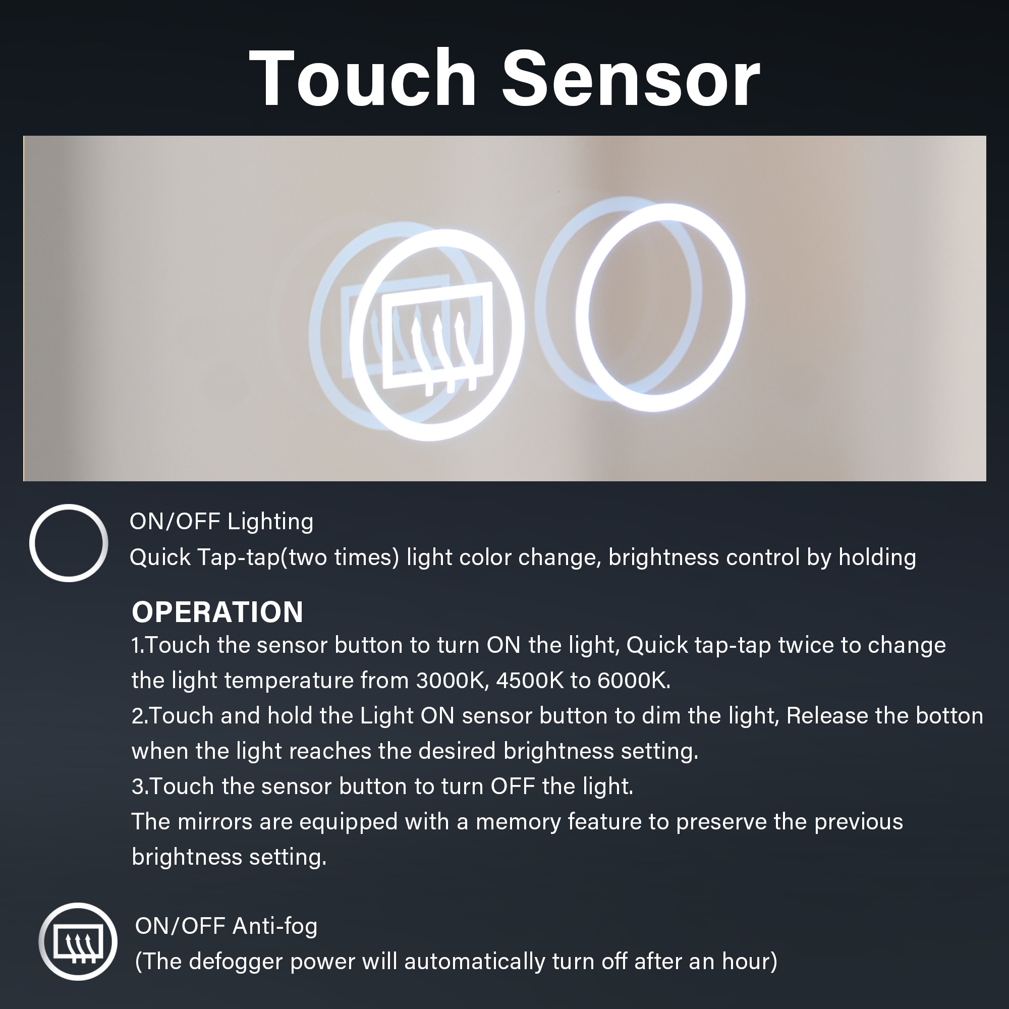 Forclover MRC-W10A3232 Framed-Bath-Mirrors - View #8