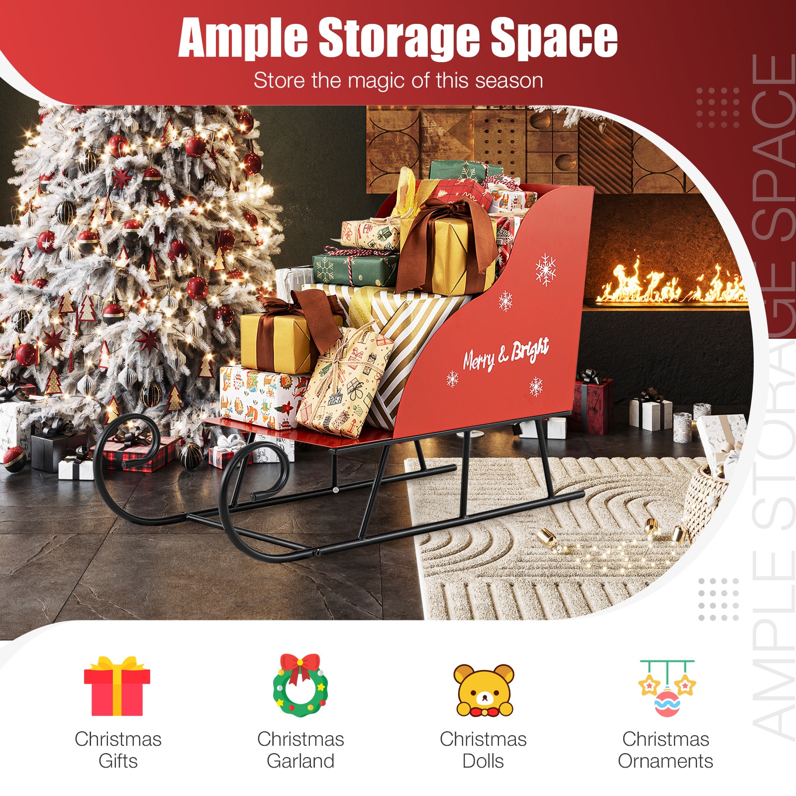Forclover HBV-143B Table-Christmas-Decorations - View #5