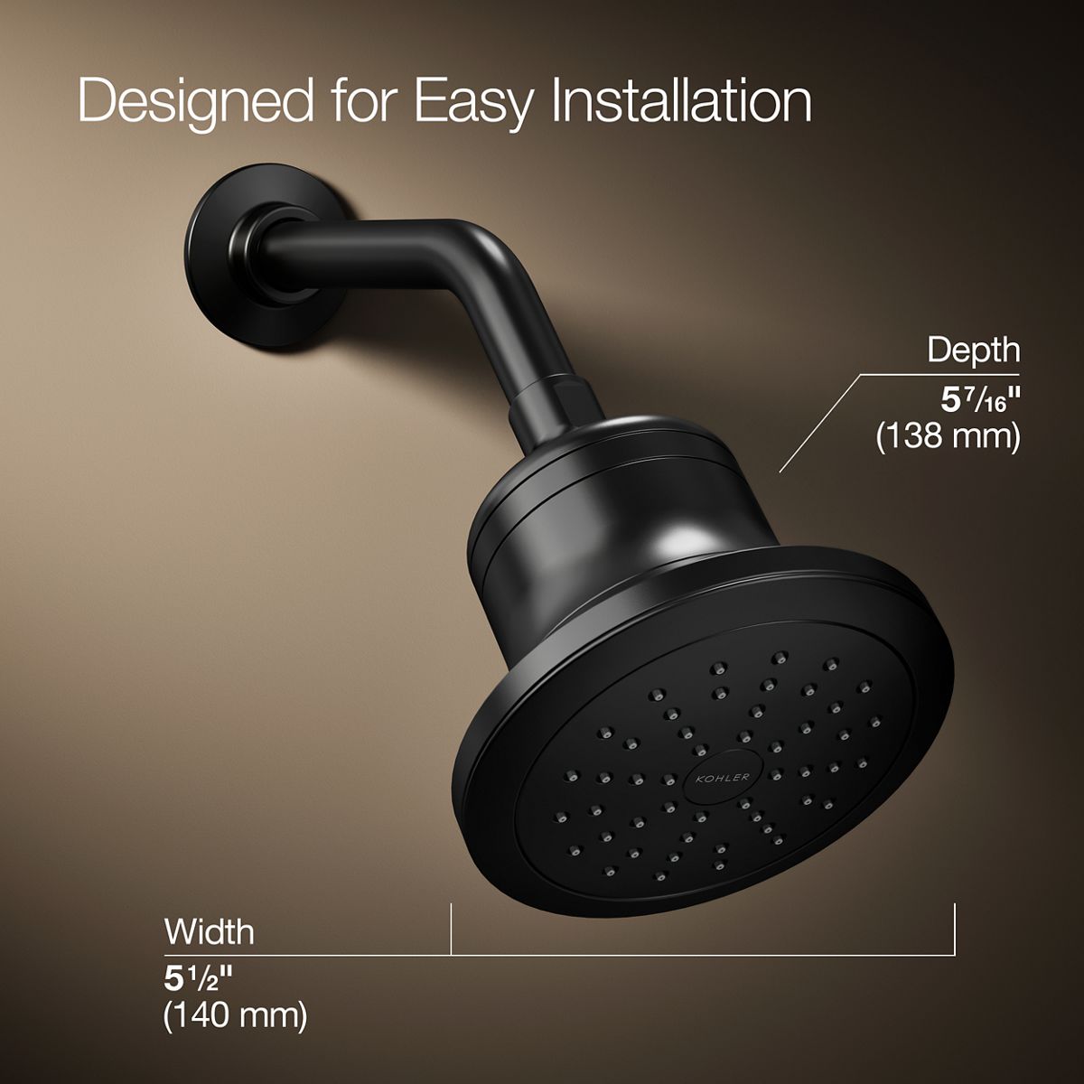 KOHLER 33631-G-BL Fixed-Showerhead - View #3