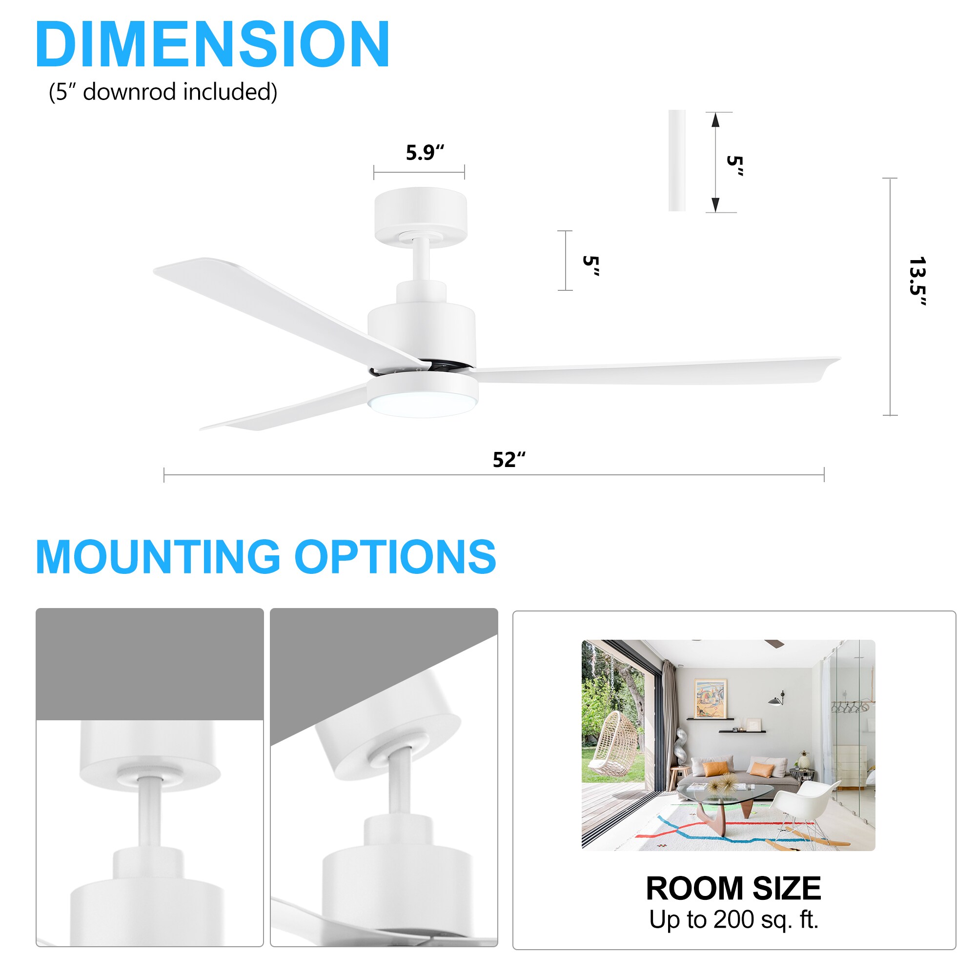 Breezary 30024-AW Ceiling-Fans - View #11
