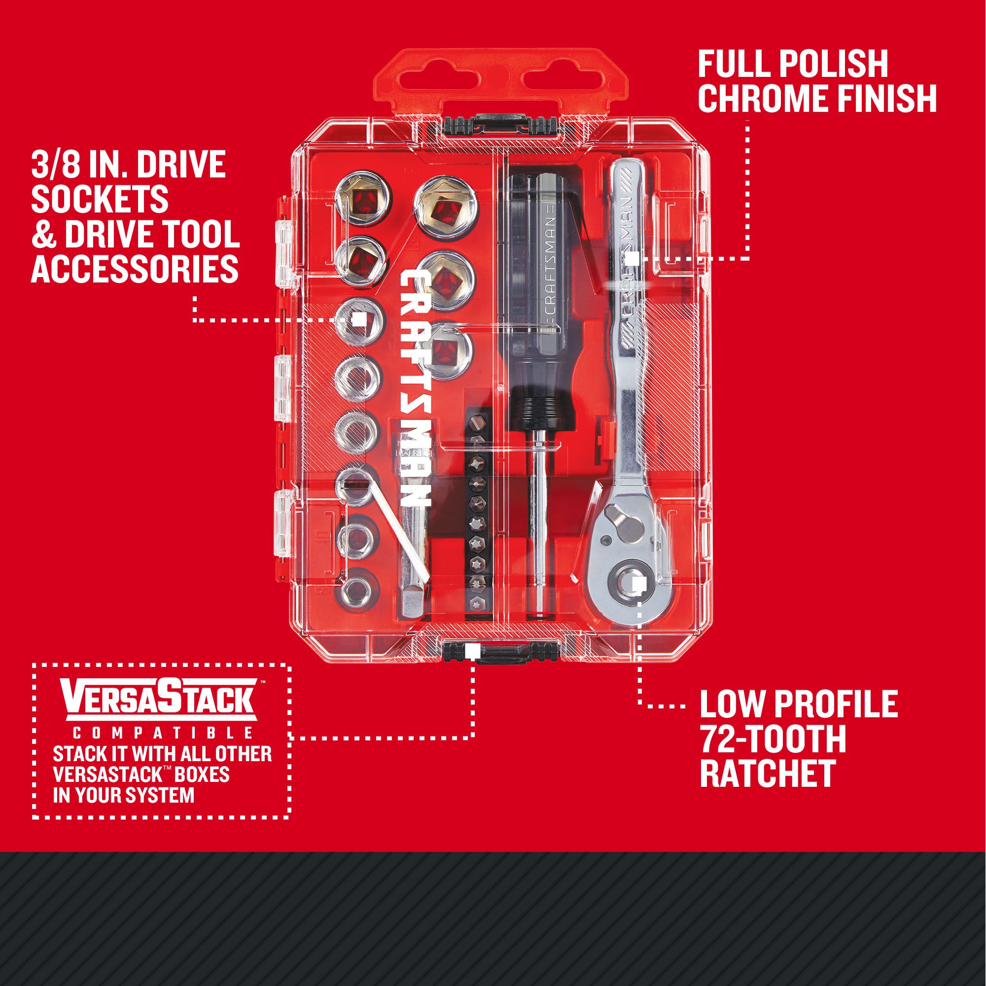 CRAFTSMAN CMMT12111 Mechanics-Tool-Sets - View #2