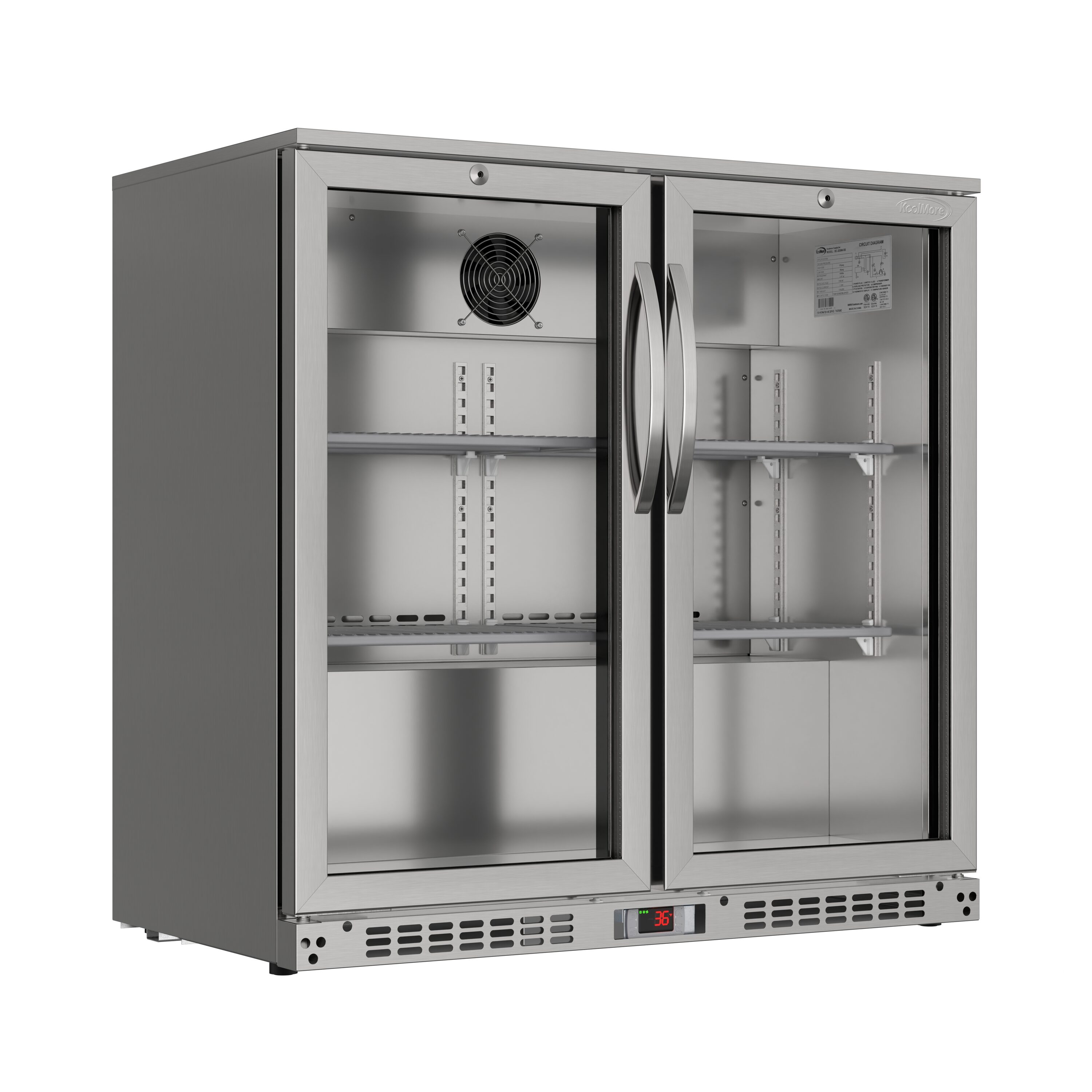 KoolMore CT35-2S-SS Commercial-Refrigerators - View #7