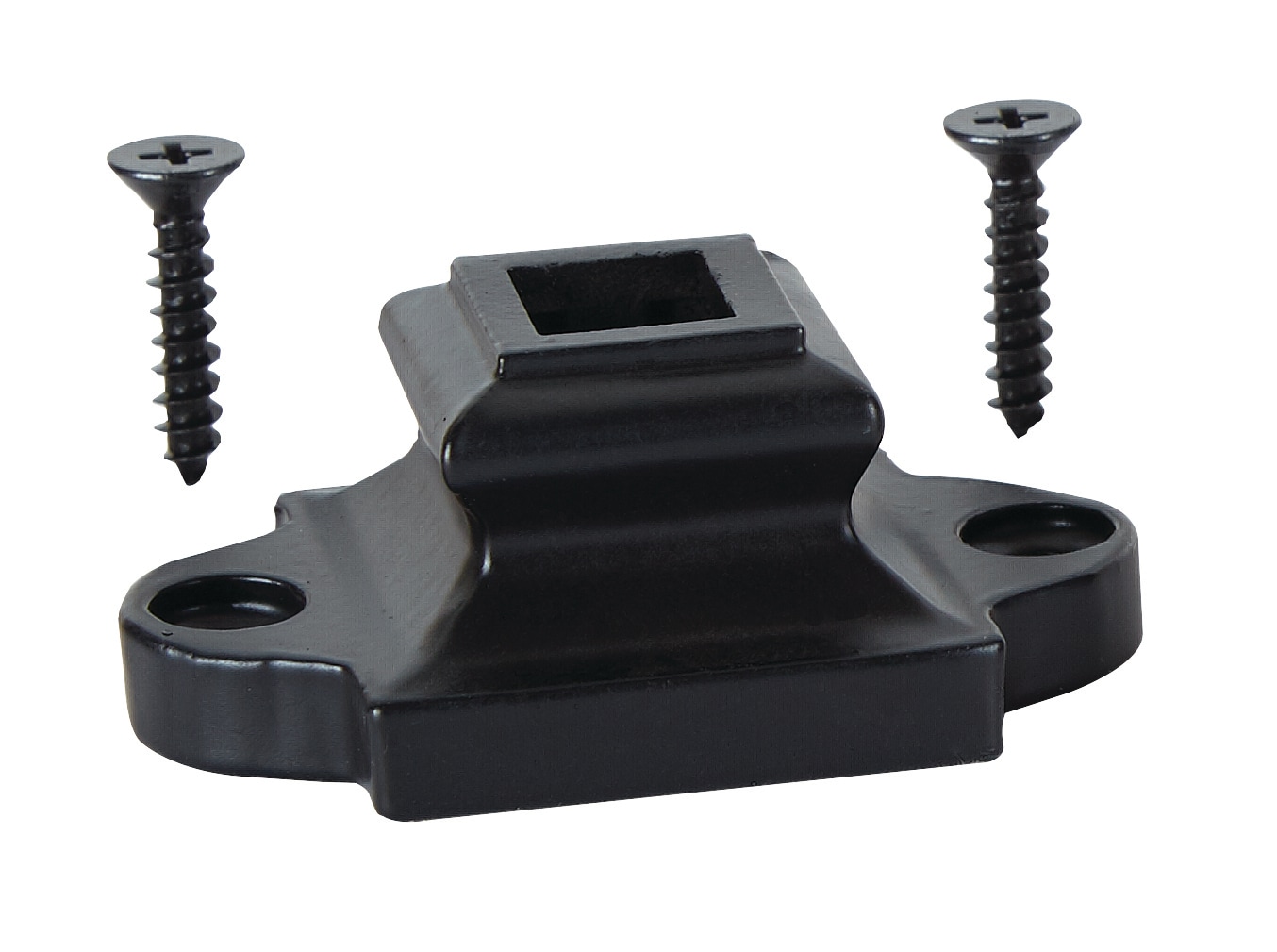 Crown Heritage 4983817FB 1.0625-in x 2.675-in Satin Black Steel Stair Baluster Shoe