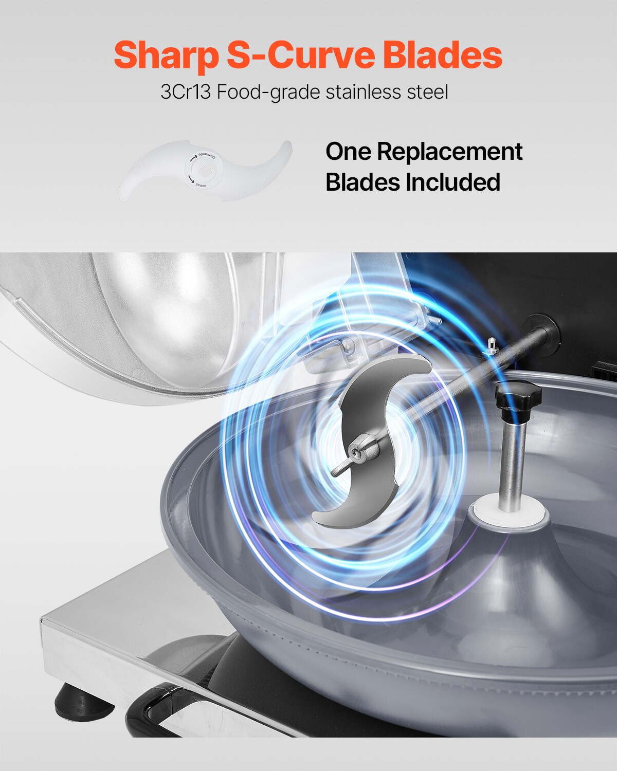 VEVOR SCSNQSJ250WQ06317V1 Food-Slicers - View #5