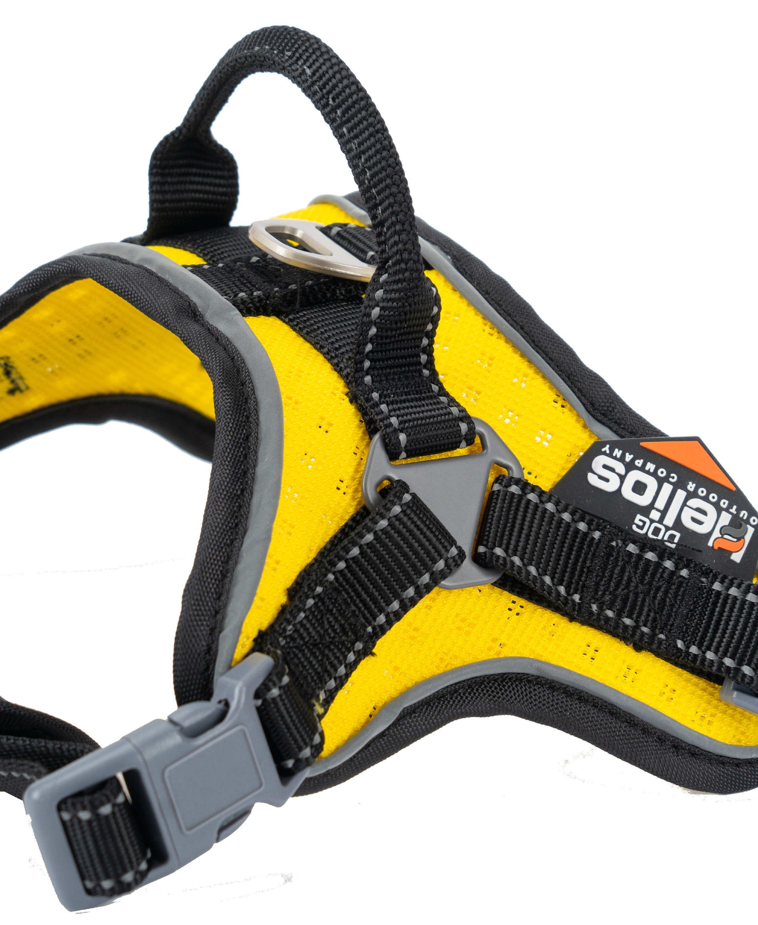 YOULY Yellow/Blue Reflective Dog Harness, Small