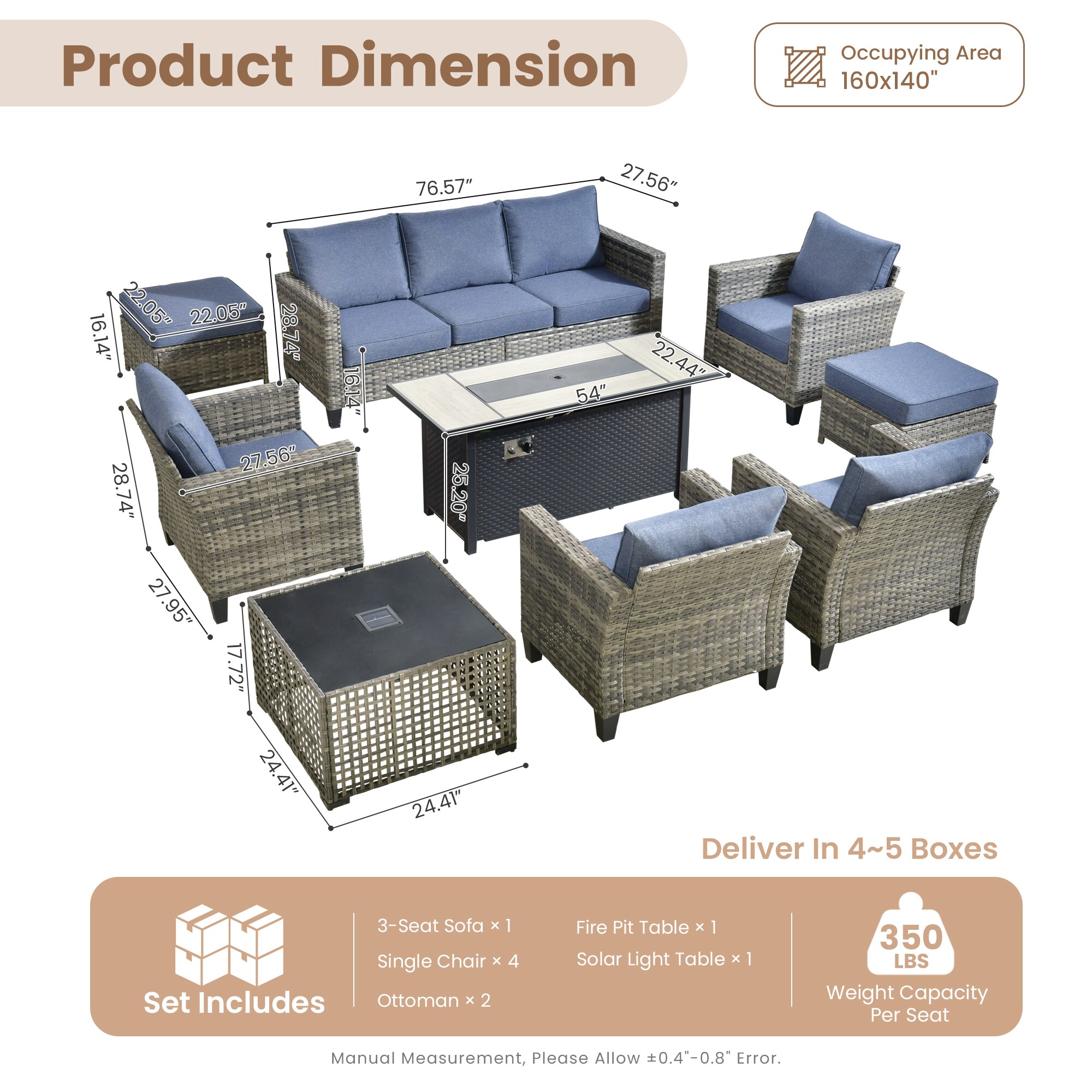 Caodoc HL54+NEW-GRS308 Patio-Conversation-Sets - View #6