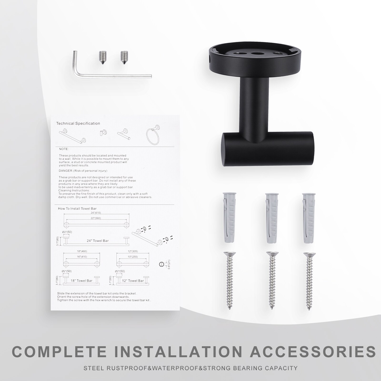 WOWOW 410036B-LW Robe-Hooks - View #4