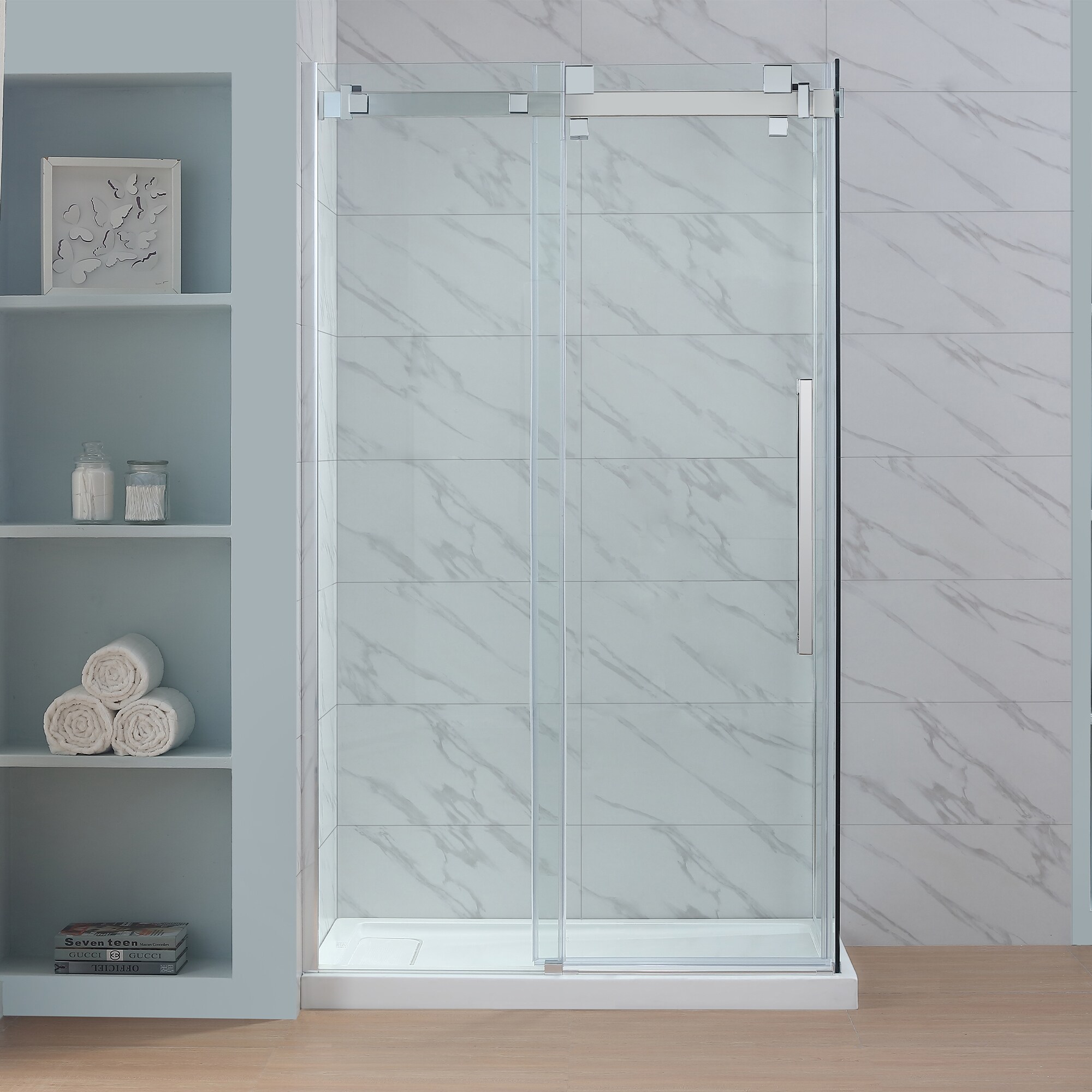 OVE Decors 15SKA-GLEN48-CHR Alcove-Shower-Kit - View #3