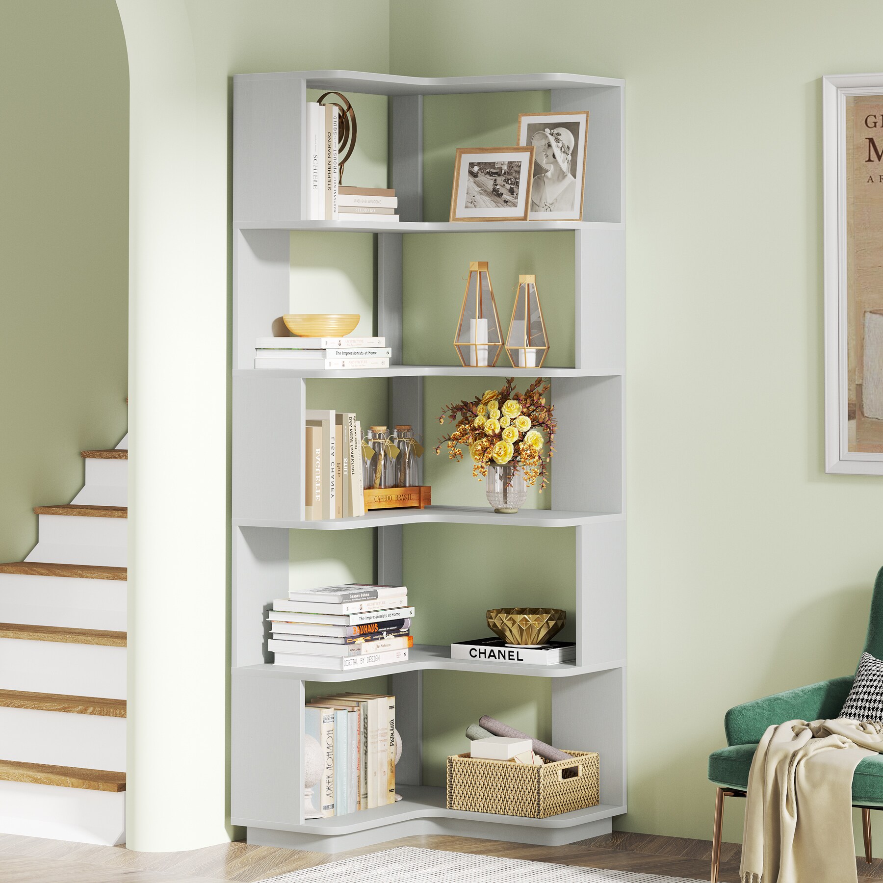 Tribesigns HOGA-YS0190 bookcases - View #5