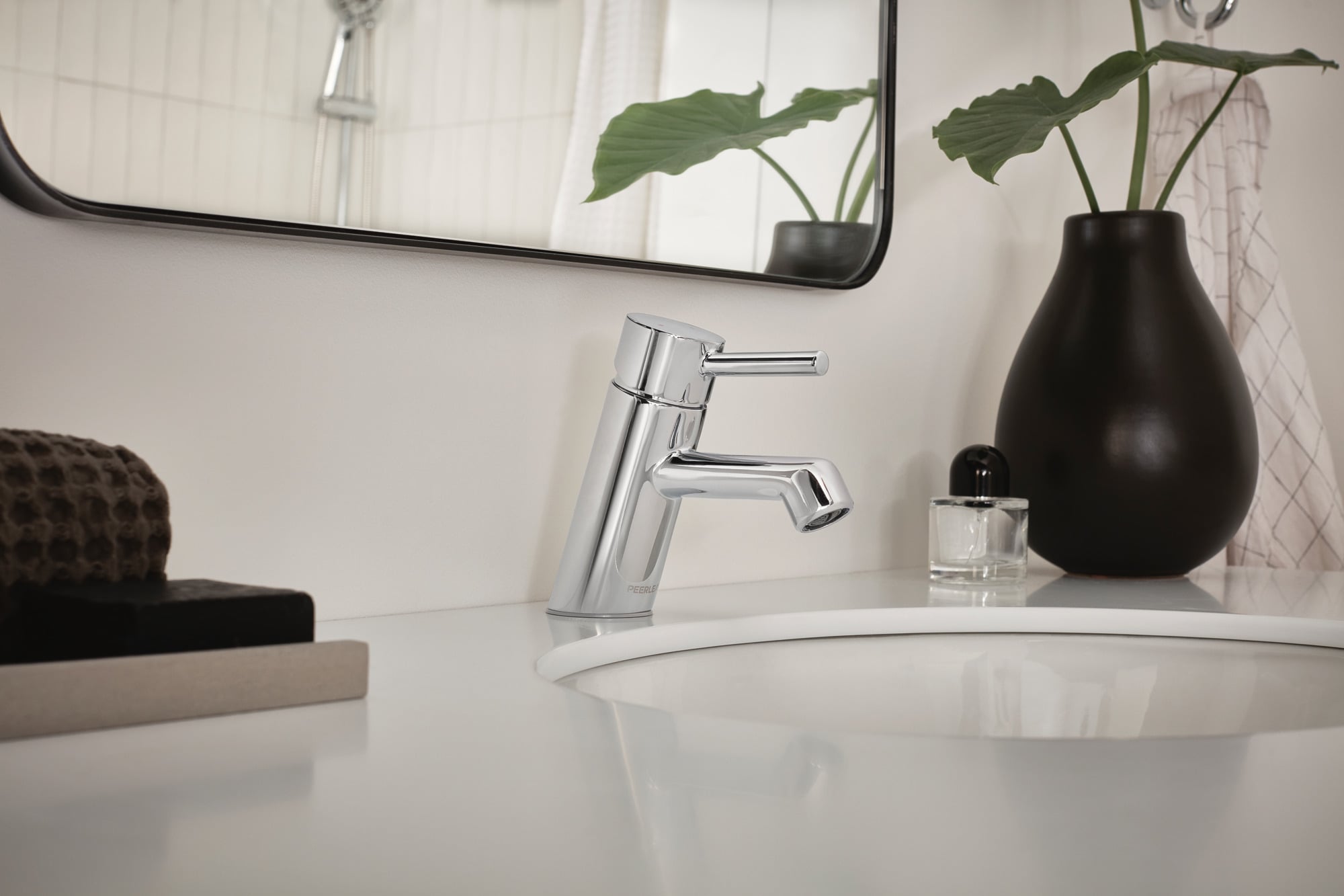 Precept Polished Chrome Single-Handle Mid-Arc Bathroom Faucet