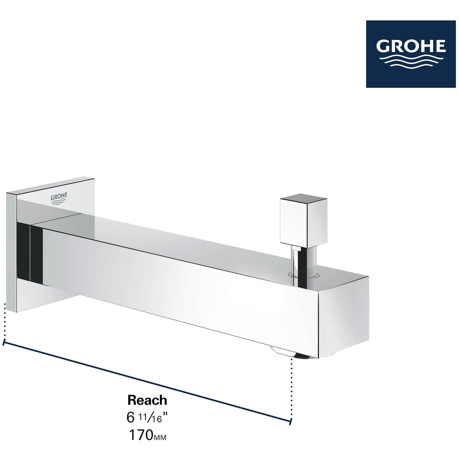 GROHE 13307000 Tub-Spout - View #3