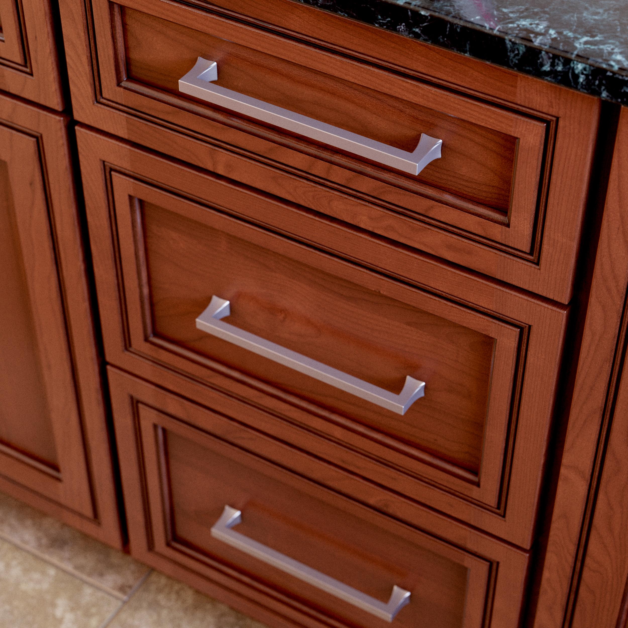 allen + roth P48477W-SN-B Cabinet-Pulls - View #2