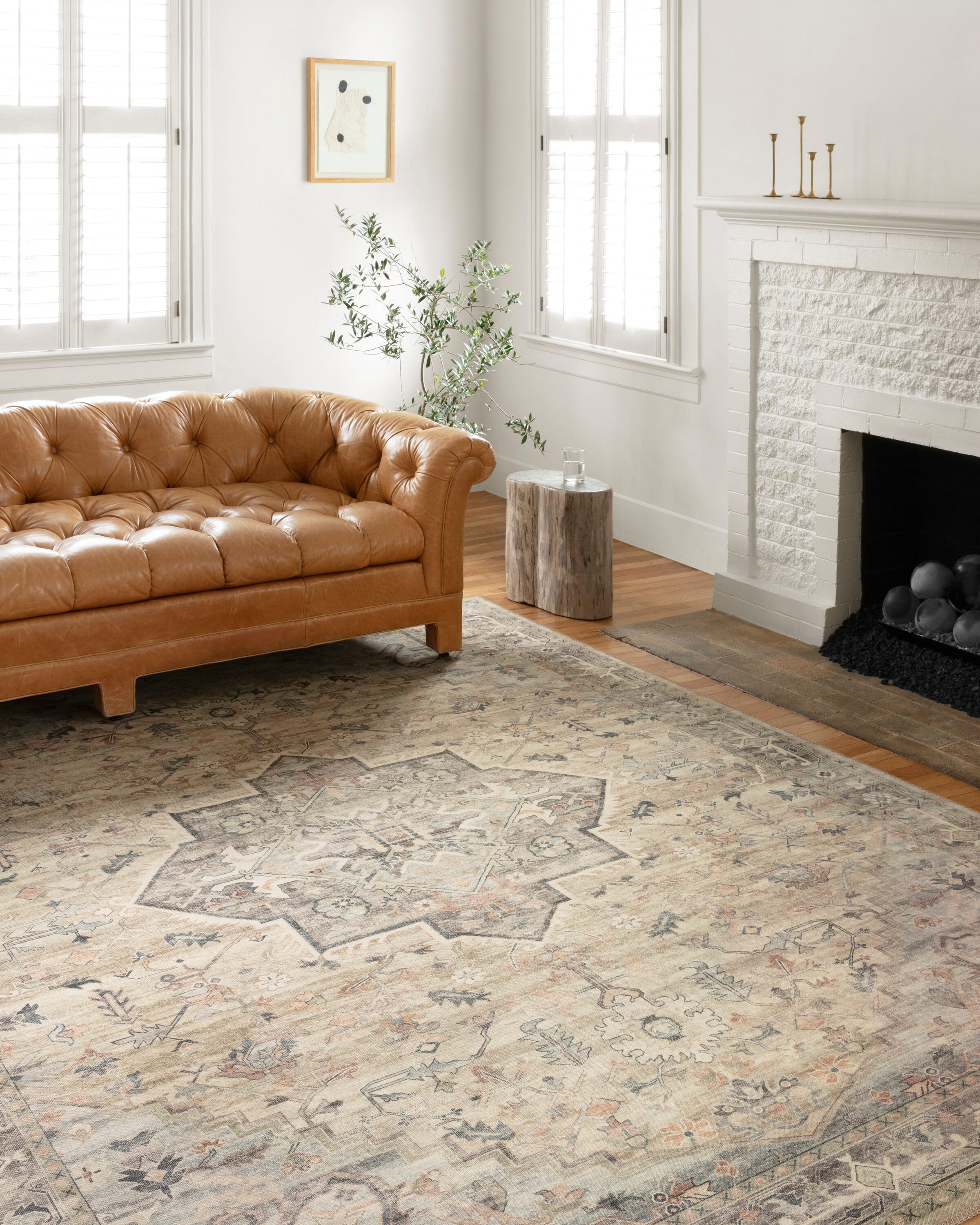Elysian Ivory Oriental 9' x 12' Flat Woven Synthetic Rug