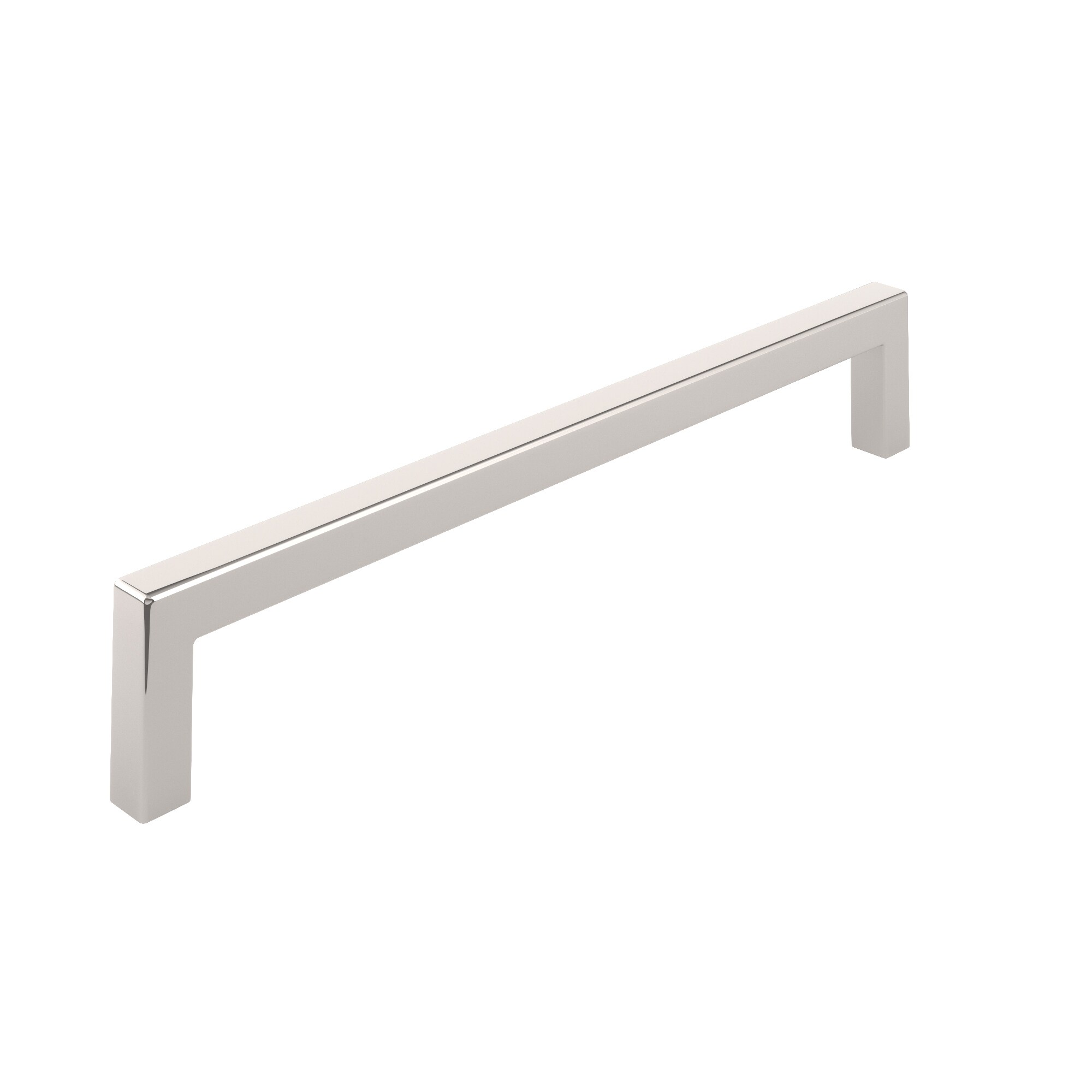 Richelieu BP873192180 Lambton 7-9/16-in , 192mm Center to Center Polished Nickel Rectangular Handle