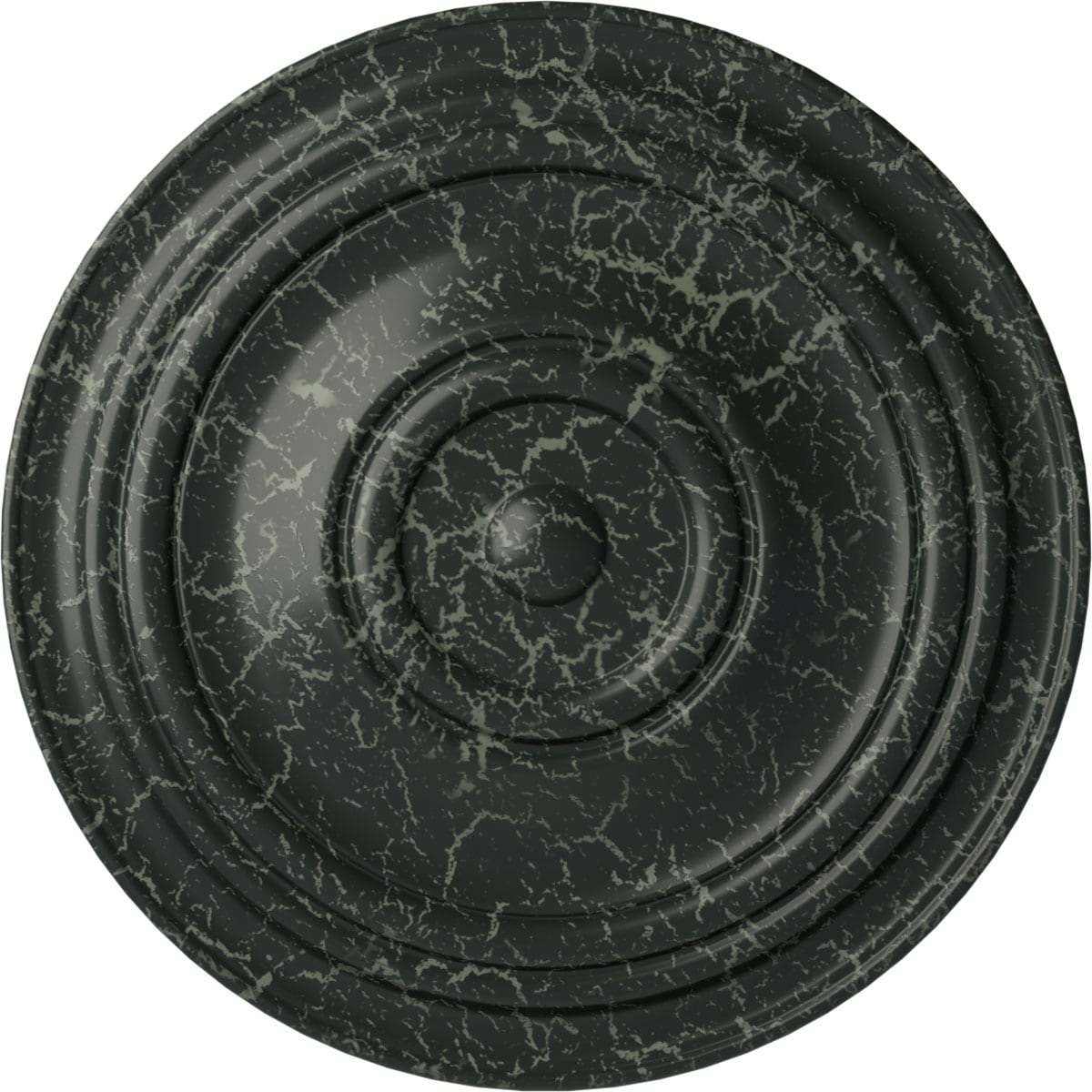 Ekena Millwork CM31TRPTC Traditional 31.5-in W x 31.5-in L Painted Turtle Crackle Polyurethane Whole Ceiling Medallion