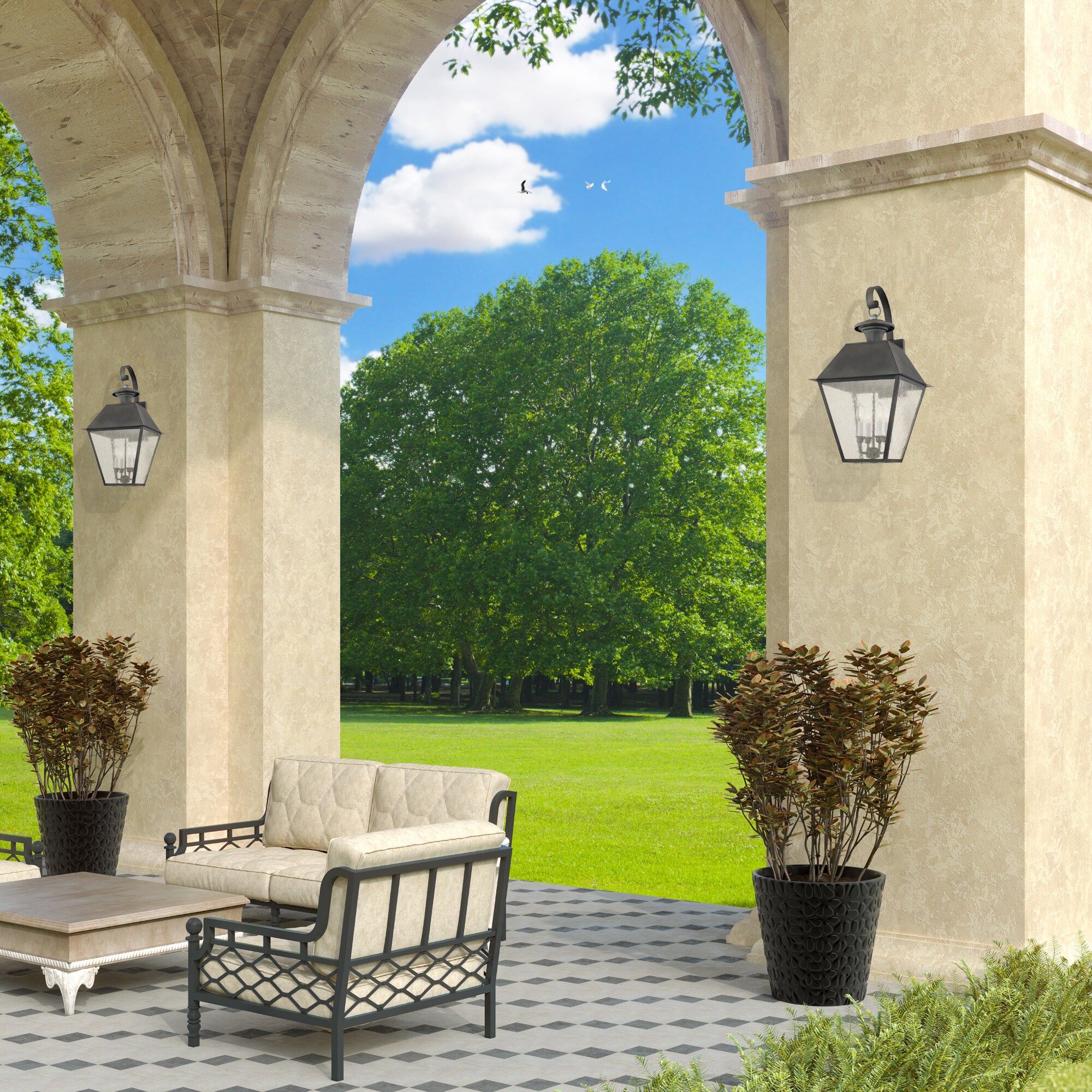 Livex Lighting 2172-61 Outdoor-Wall-Lighting - View #2