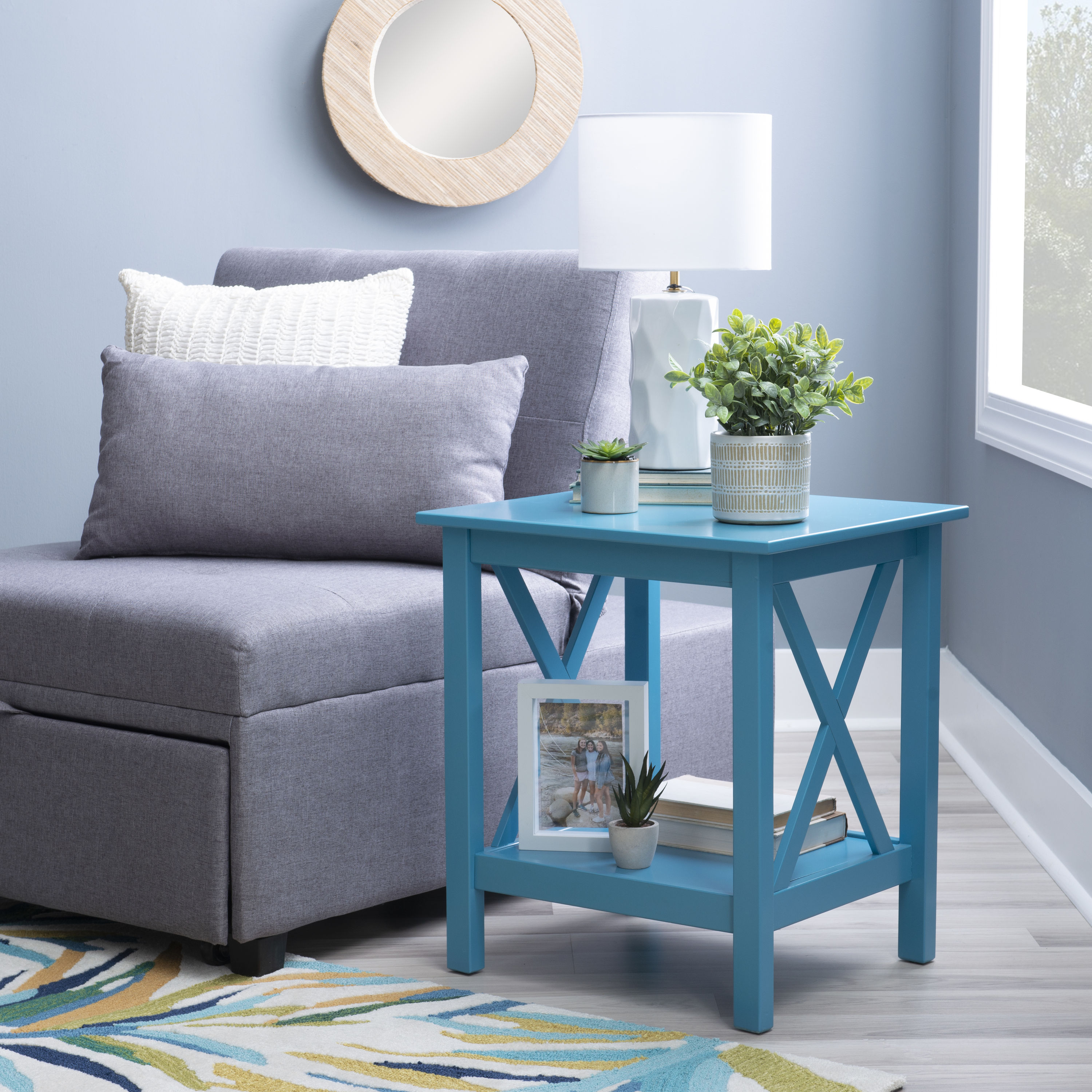 Linon DV67TEAL01U End-Tables - View #4