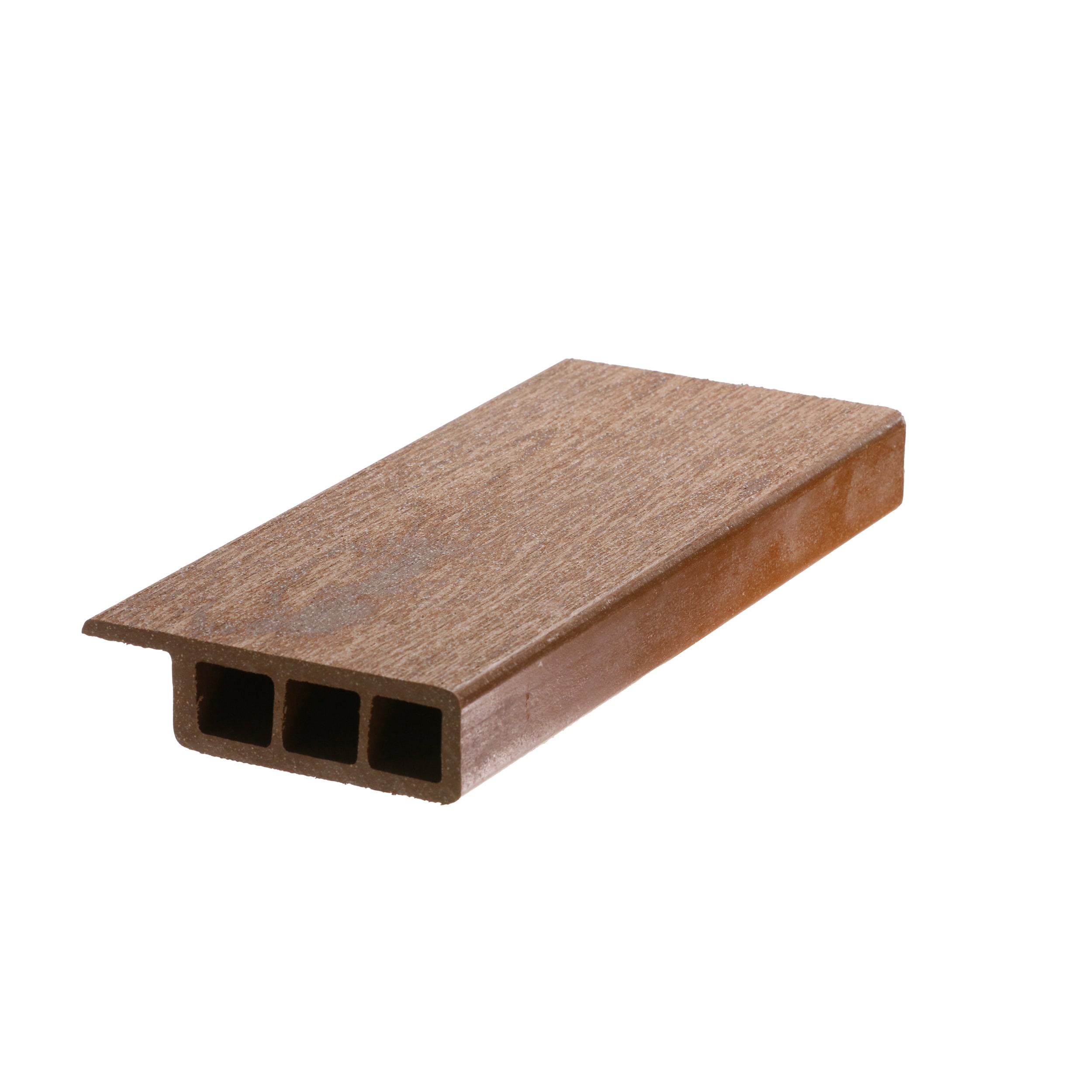 DuxxBak Composite Decking I.Dekk Rustic Red 12-ft Brown Composite Perimeter strip #DX-ID-PERSTRIPRR-144