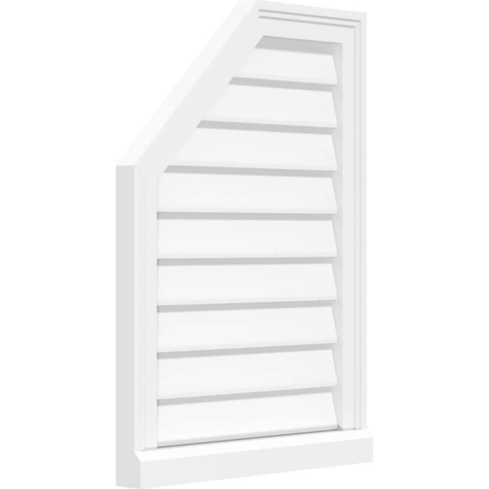 Ekena Millwork GVPOL34X3603SN Gable-Vents - View #2