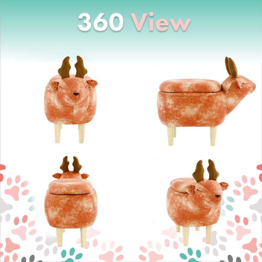 Critter Sitters CSDEERSTOTT-BRN Indoor-Ottomans - View #4