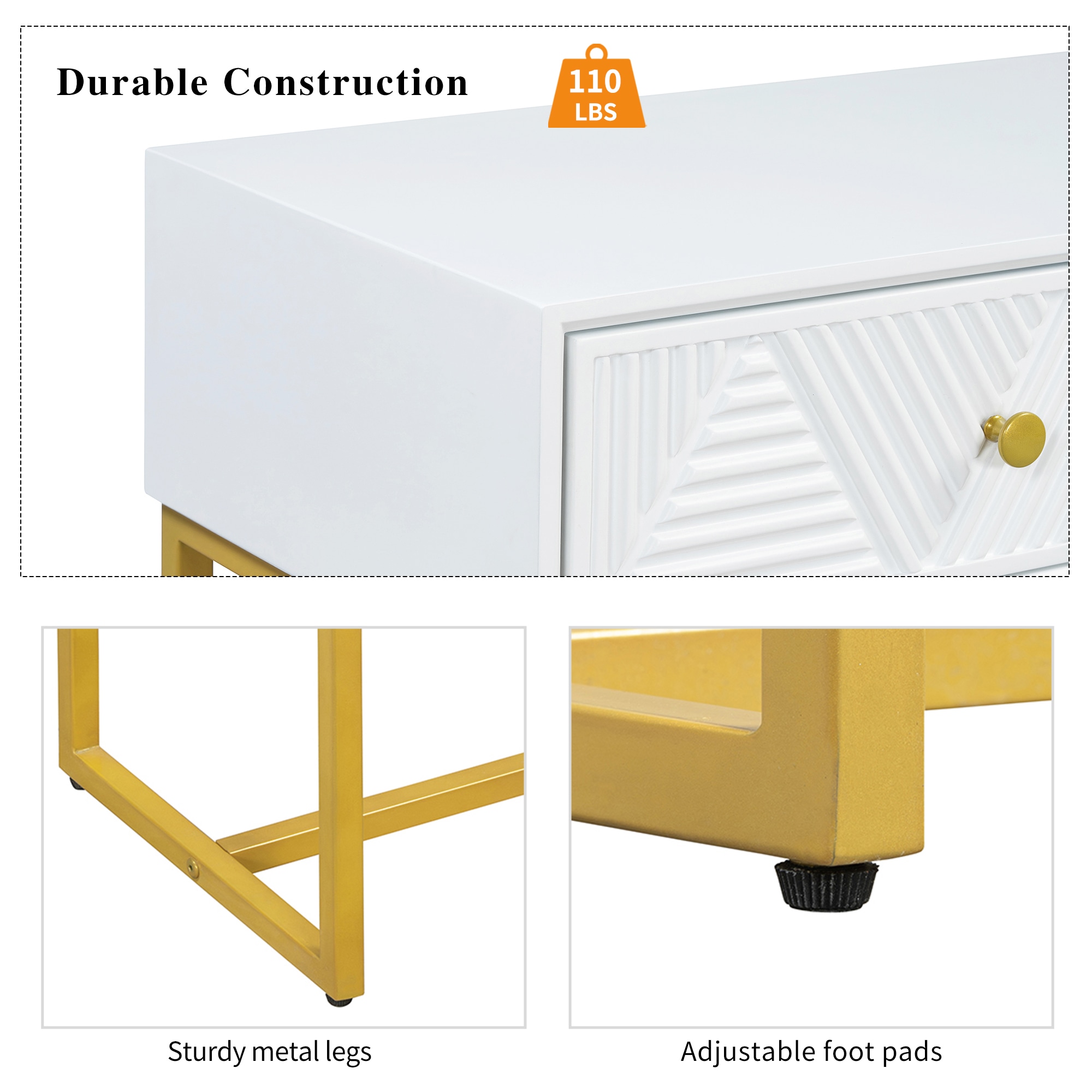 ModernLuxe N715P201976K Console-Sofa-Tables - View #5