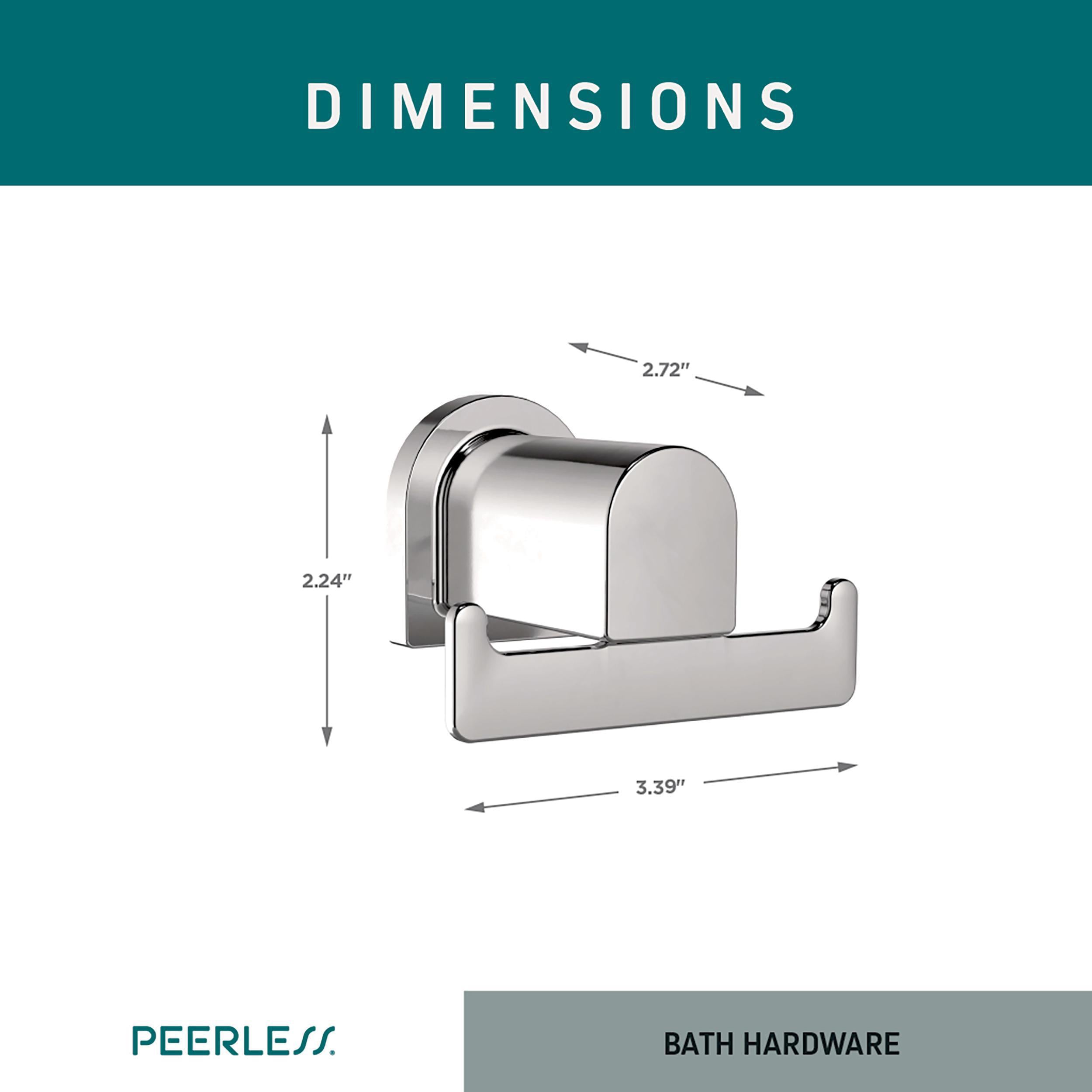 Peerless PA419 Robe-Hooks - View #3
