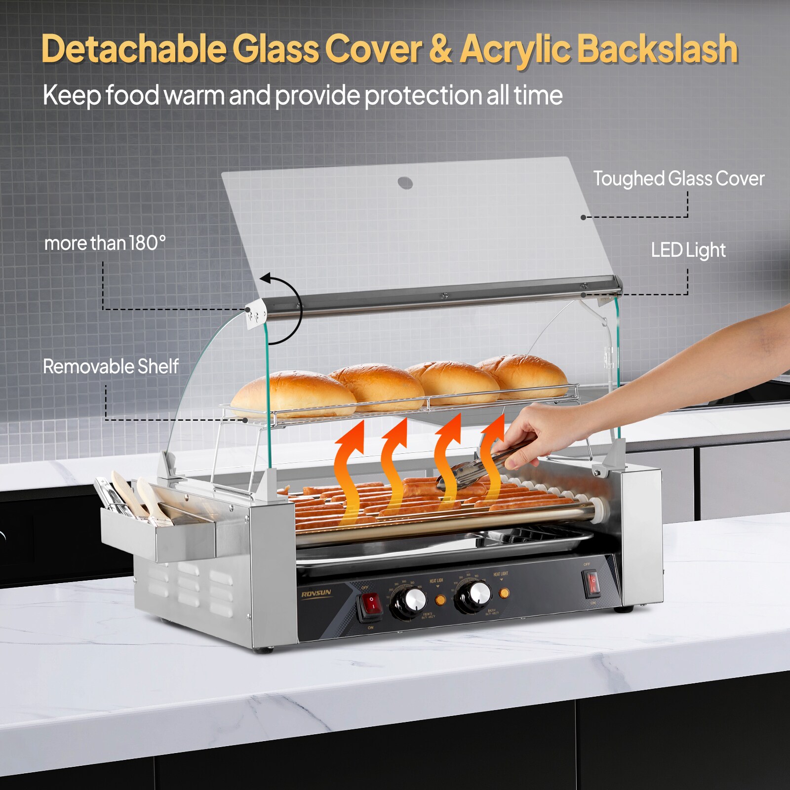 ROVSUN LS-G66000181 Hot-Dog-Cookers - View #5