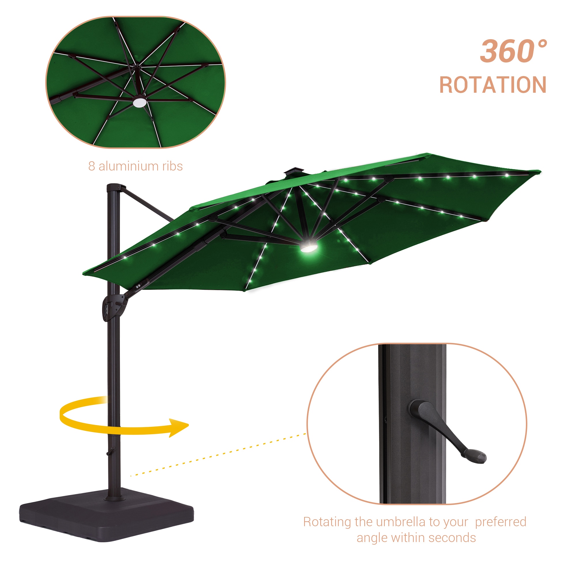ACEGOSES LW-LED37SD-H-B Umbrellas-2 - View #6