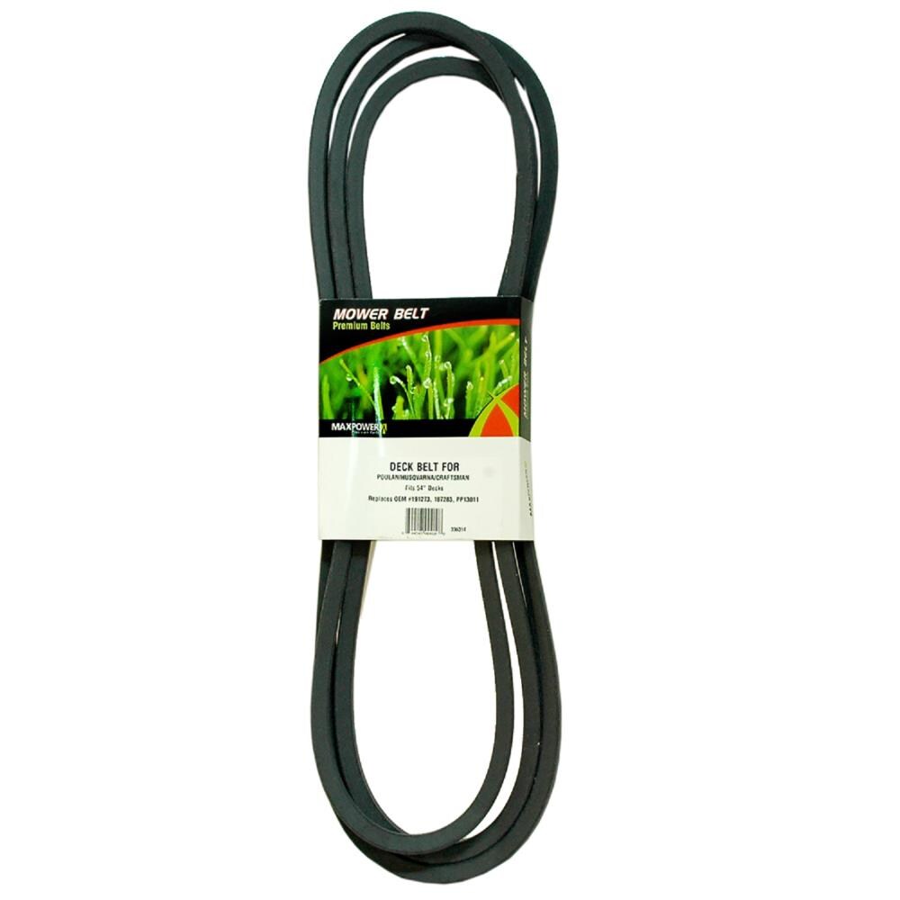 MaxPower 336314B 5/8-in x 142.57-in Deck Belt , for 54-in Riding mower/Tractors , Replaces OEM Part Number Replaces OEM 191273, 187283, PP13011