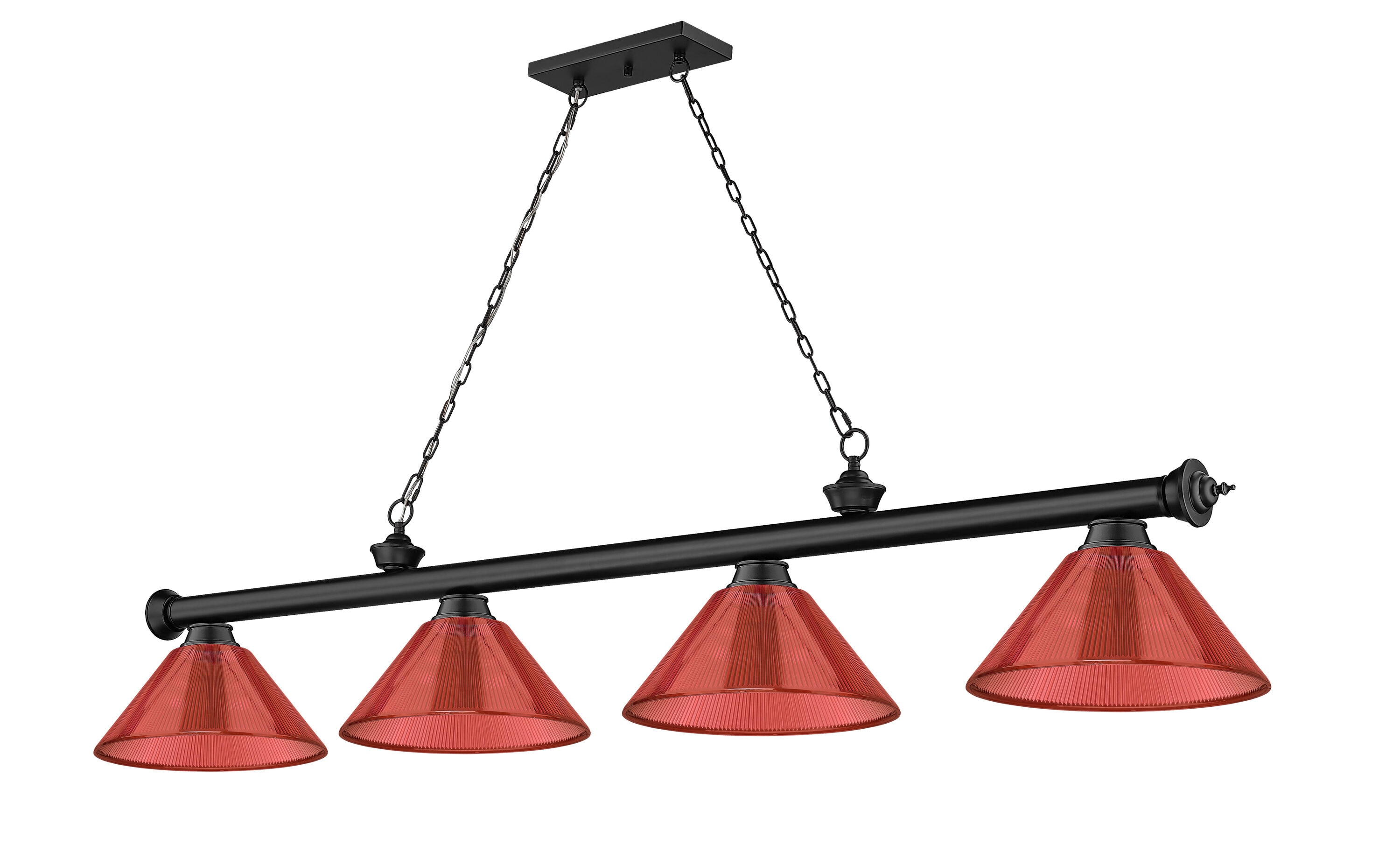 Z-Lite 2306-4MB-ARBG Pool-Table-Lighting - View #5