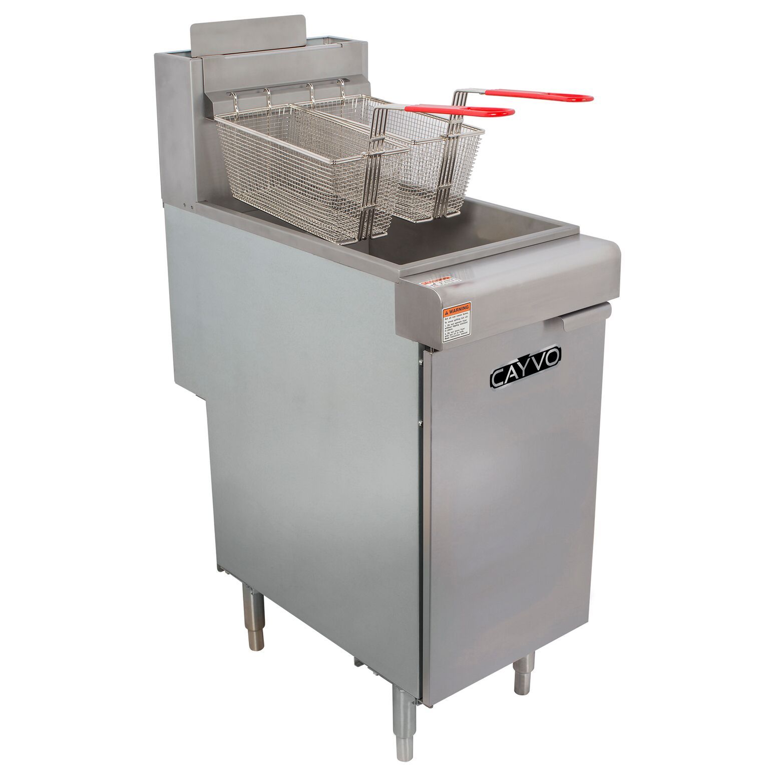 Egles 4 Tube Commercial Deep Fryer with 2 Baskets - 55 lbs
