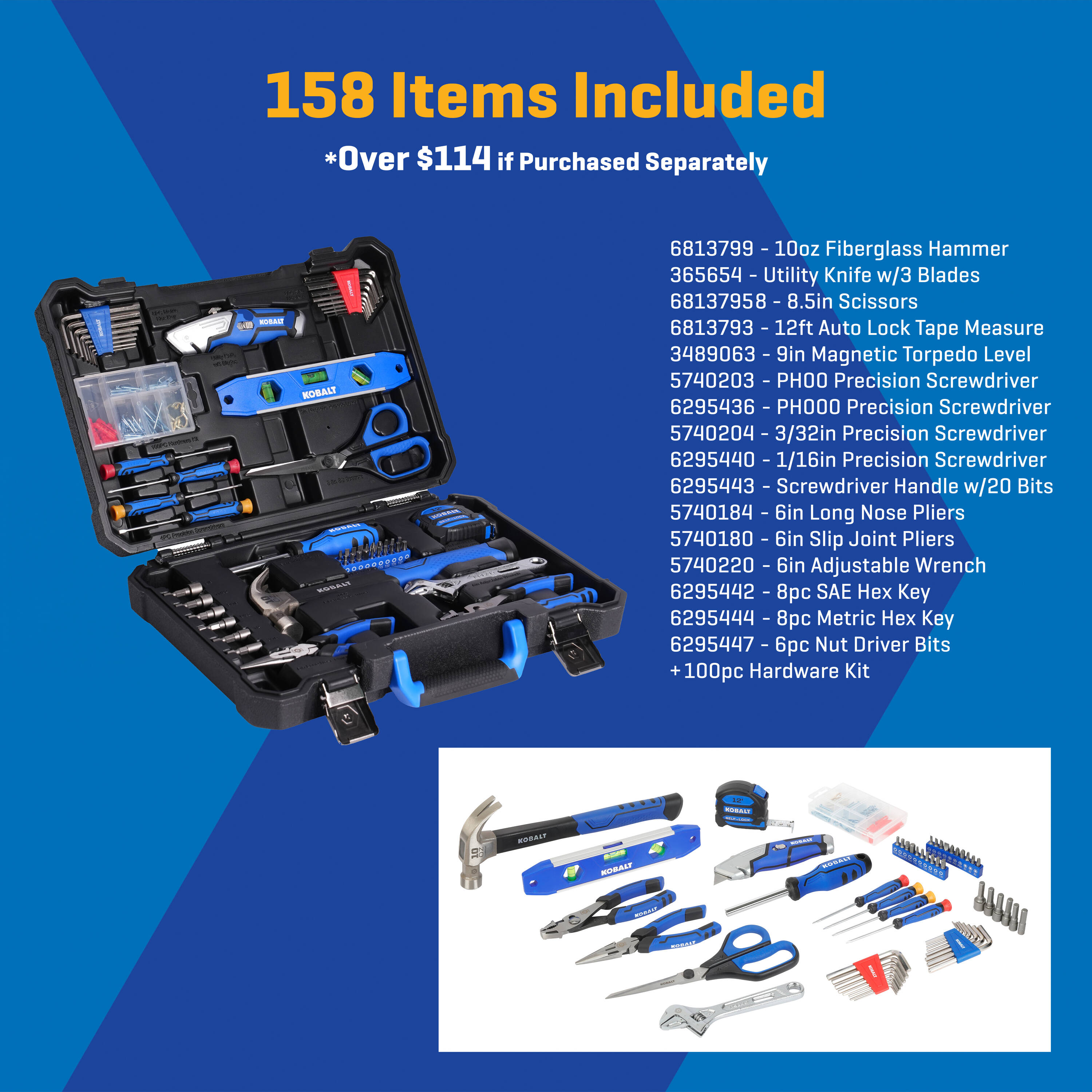 Kobalt 55285 Tool-Sets - View #2