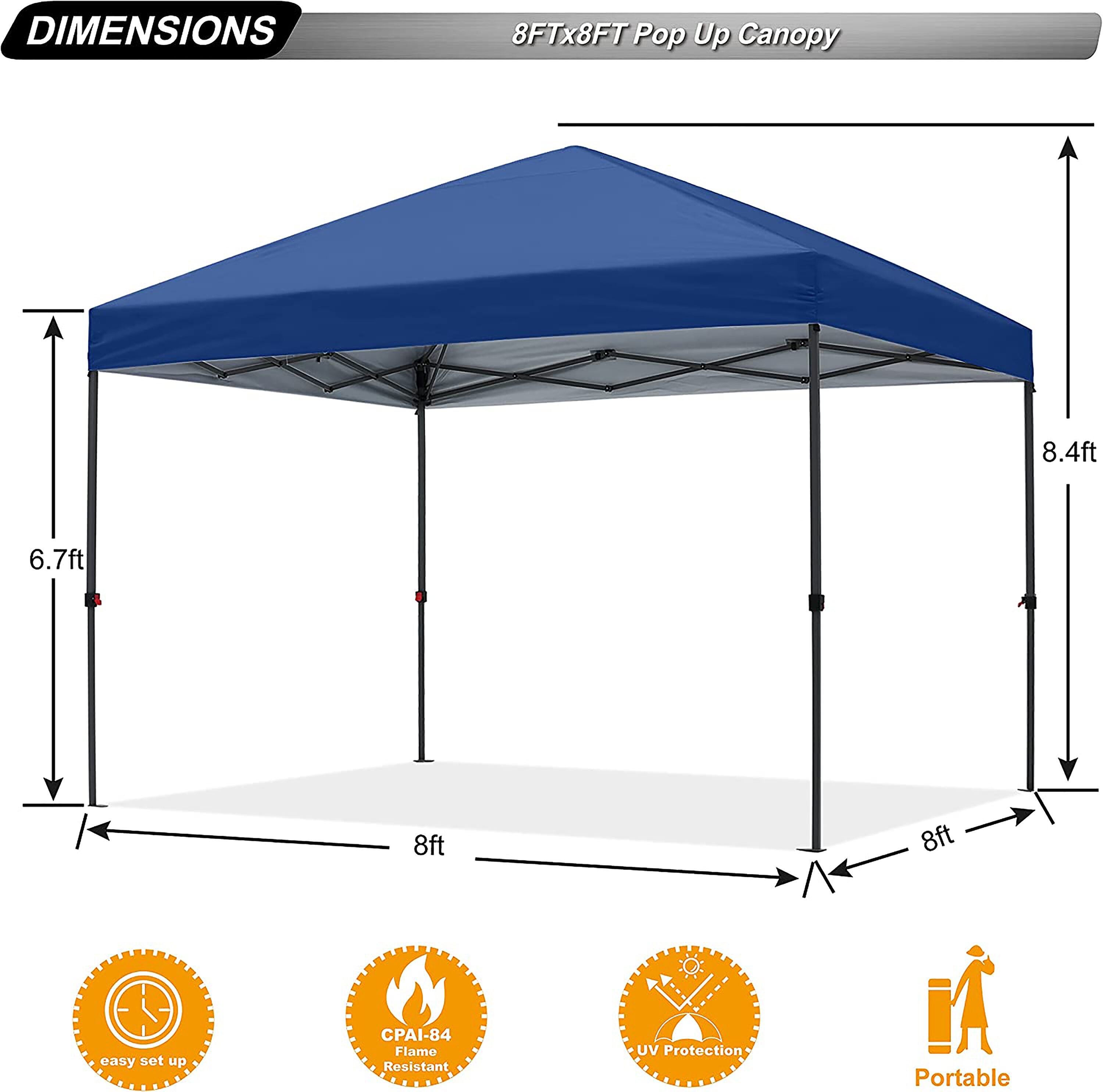 ABCCANOPY 8X8ZXS-NB Canopies-Sl - View #3