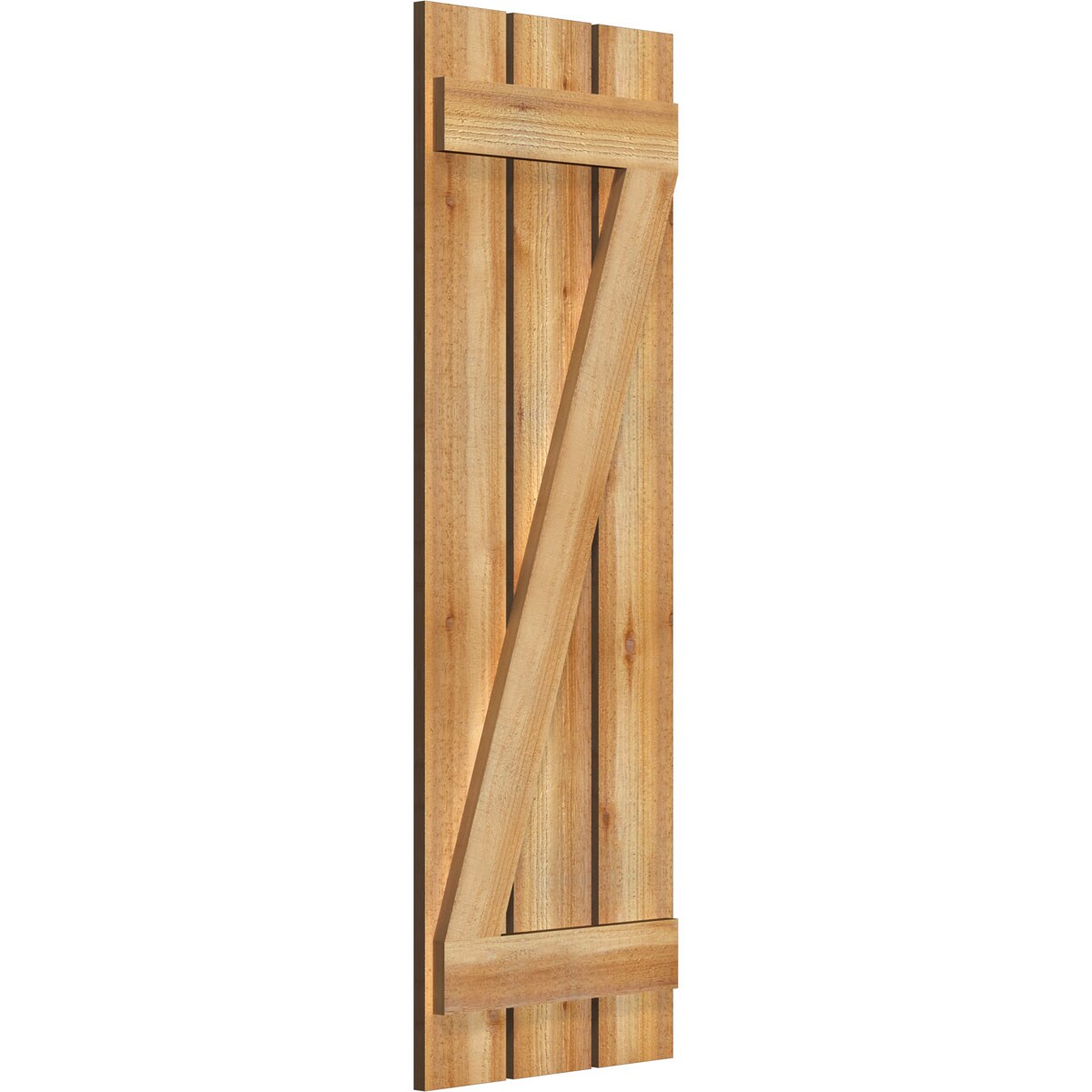 Ekena Millwork RBS06Z17X050RWR Exterior-Shutters - View #2
