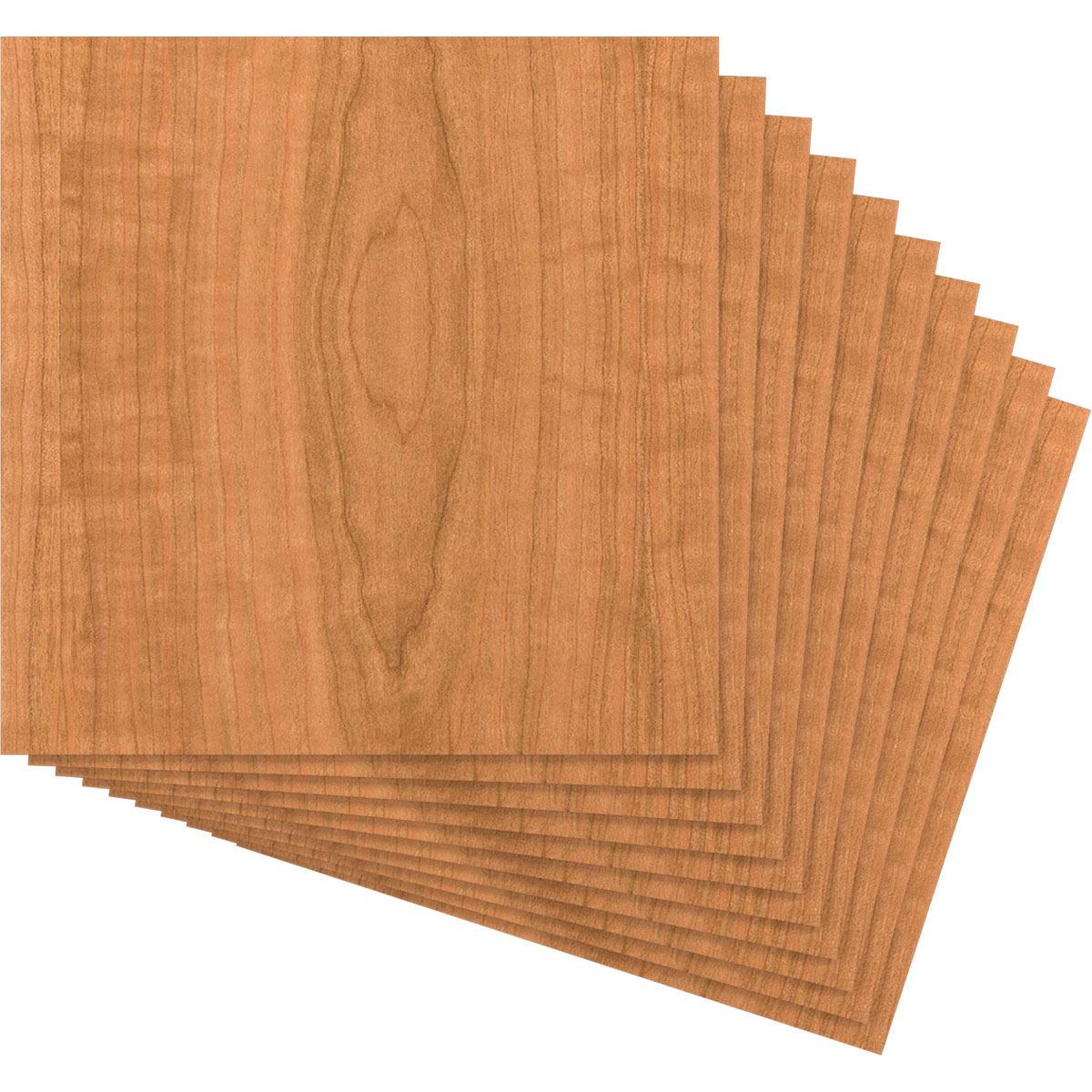 Ekena Millwork HBW24X24X375CCH 23-3/4-in x 23-3/4-in Smooth Paintable/Stainable Wood Wall Panel ( 10 -Pack, Covers 3.92-sq ft )