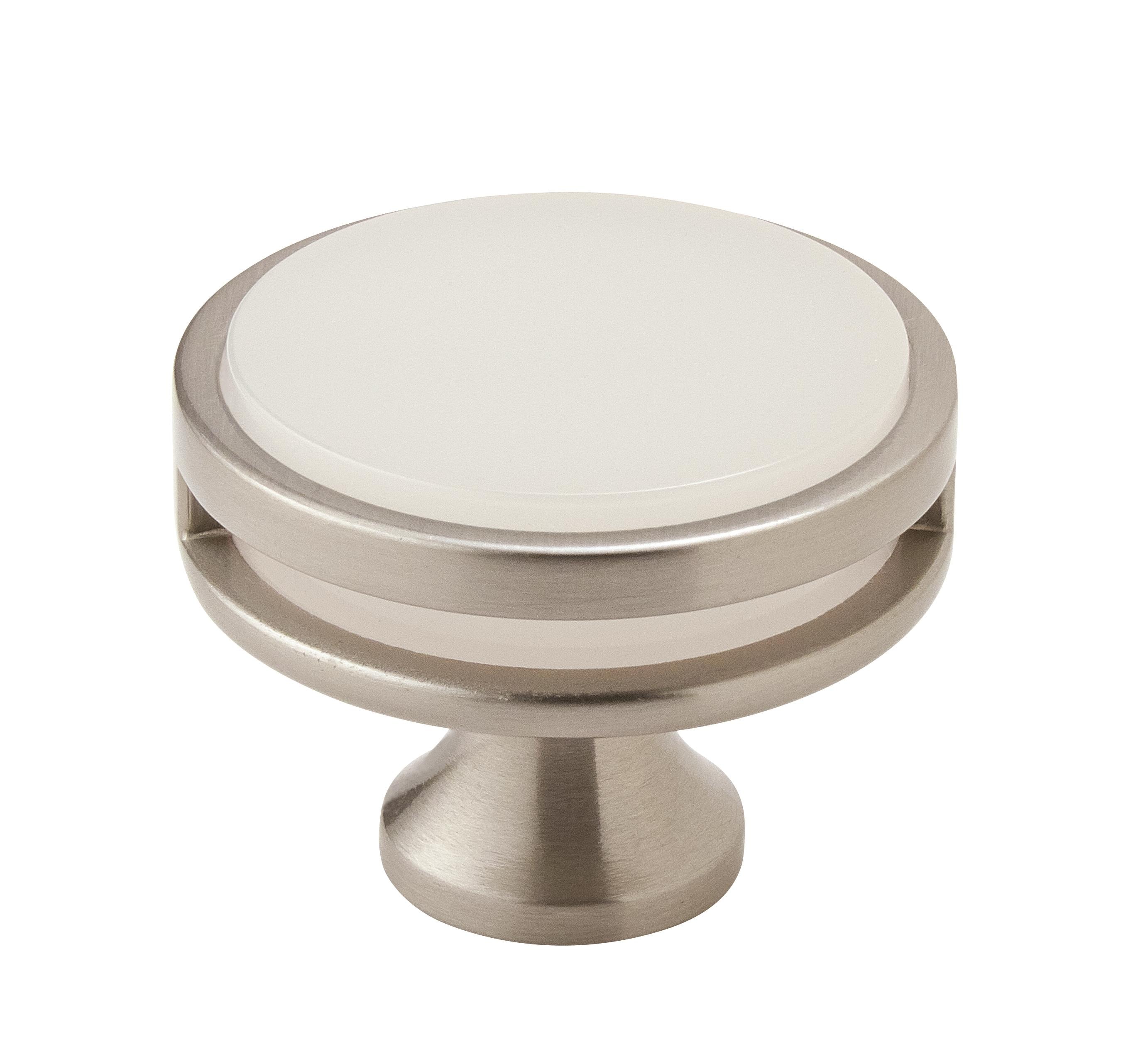 Acrylic Zinc Contemporary Cabinet Knobs At Lowes Com   09478491 