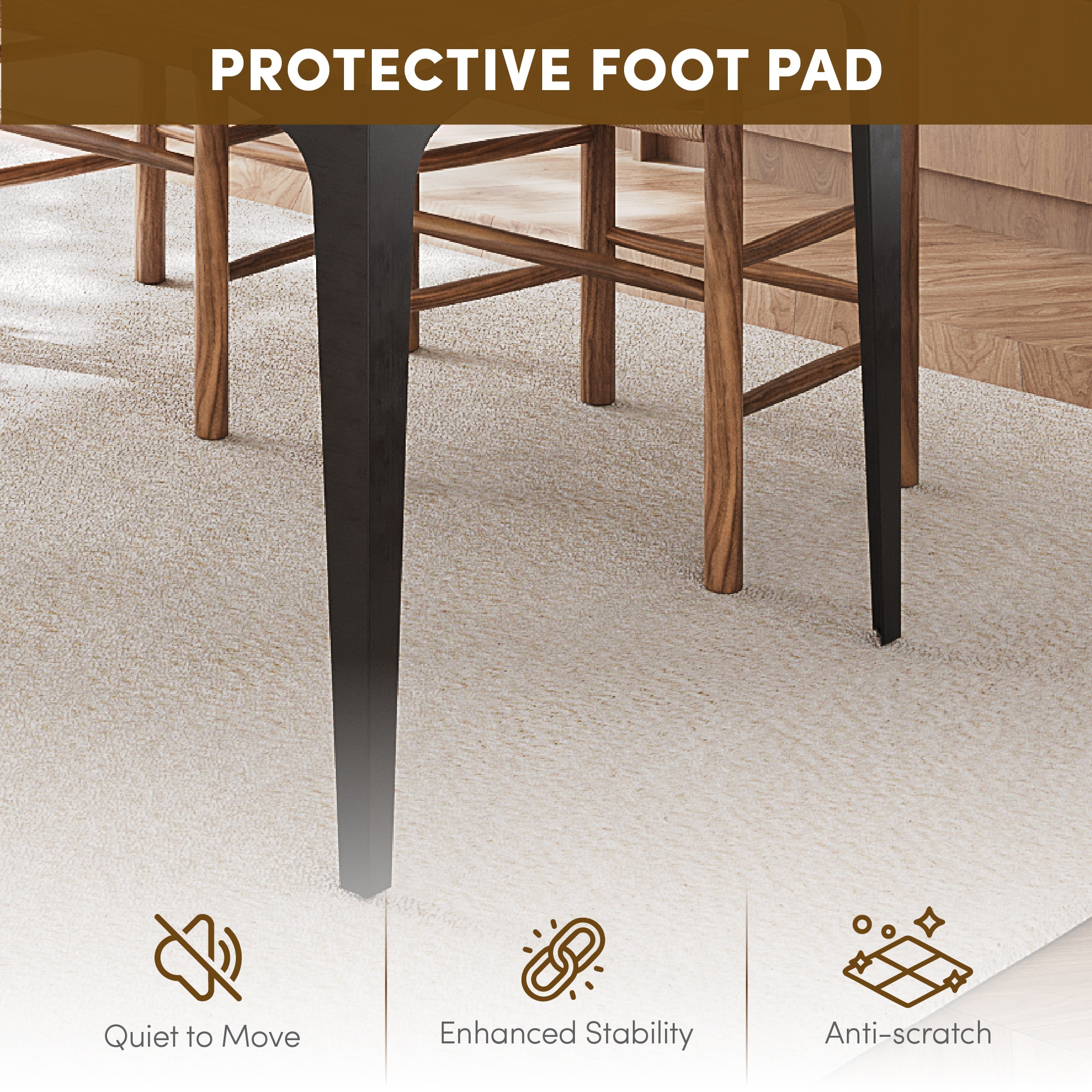 Allforwood 480200 Wood-Table-Legs - View #2