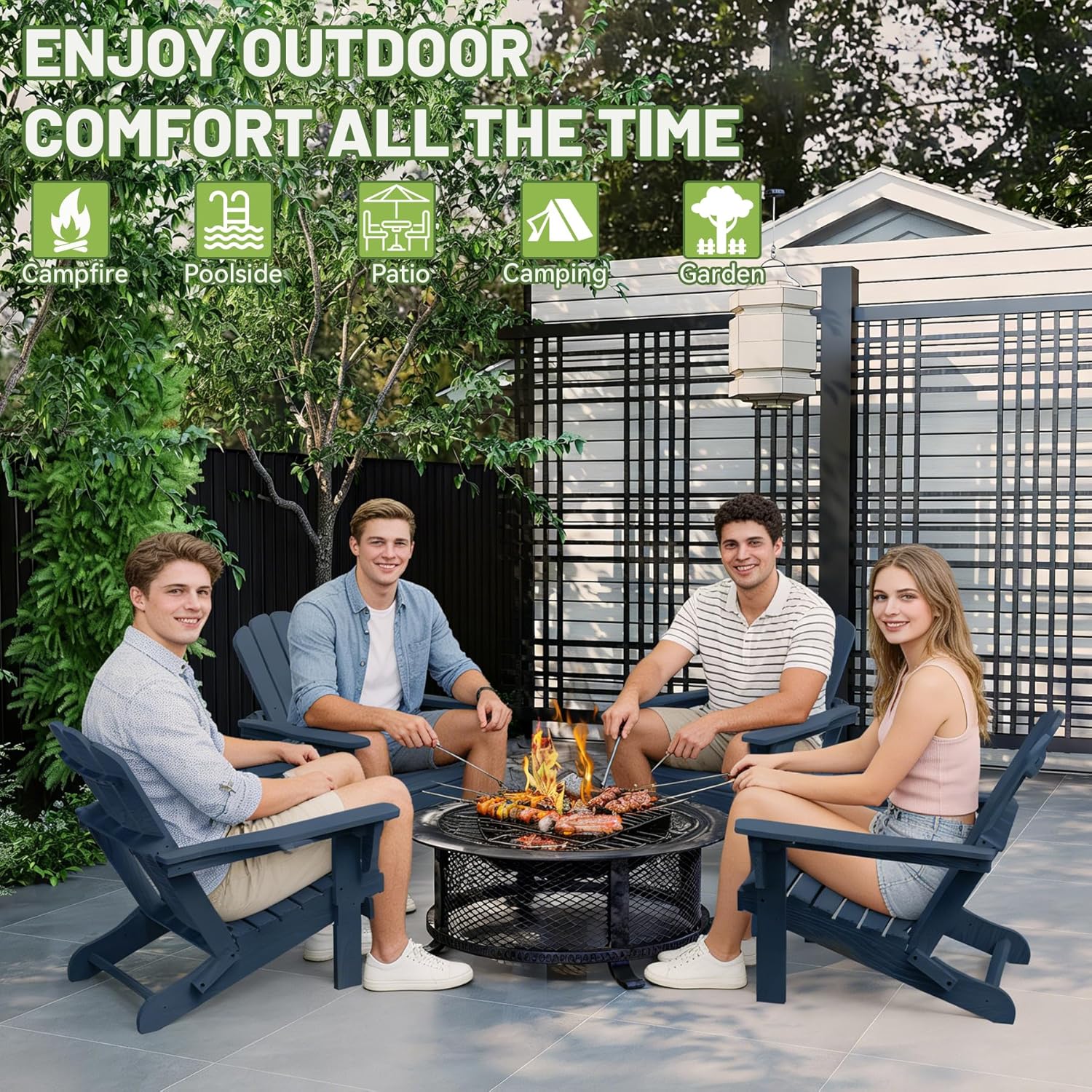 Clihome CL-BHF326WH Patio-Chairs - View #4