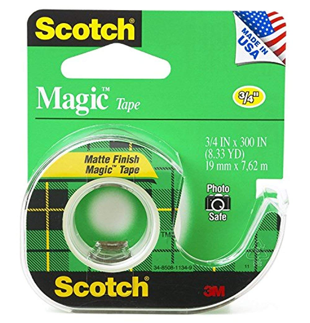 Scotch 3105 3/4 x 300 Magic Tape 3 Pack #55-9EE6