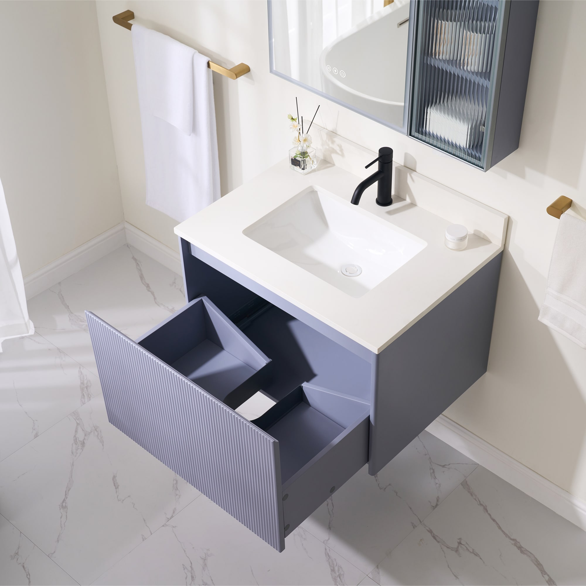 WELLFOR FLORA30QZ-LV Bath-Vanity-Combo - View #6
