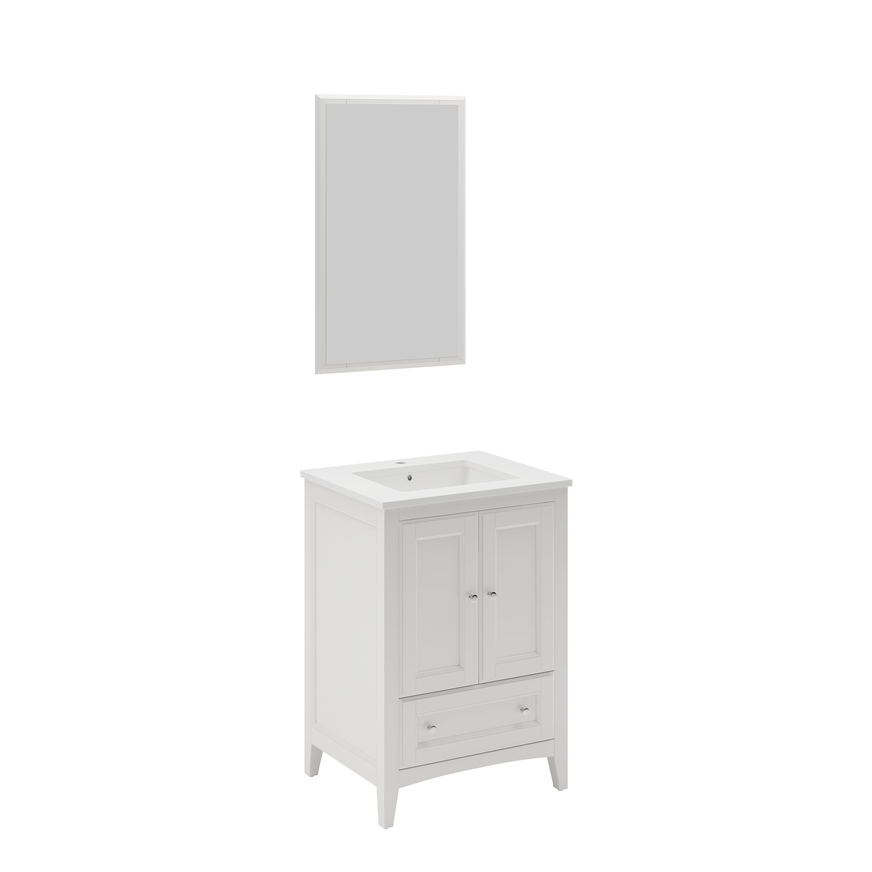 Fresca FVN2024AW Bath-Vanity-Combo - View #2