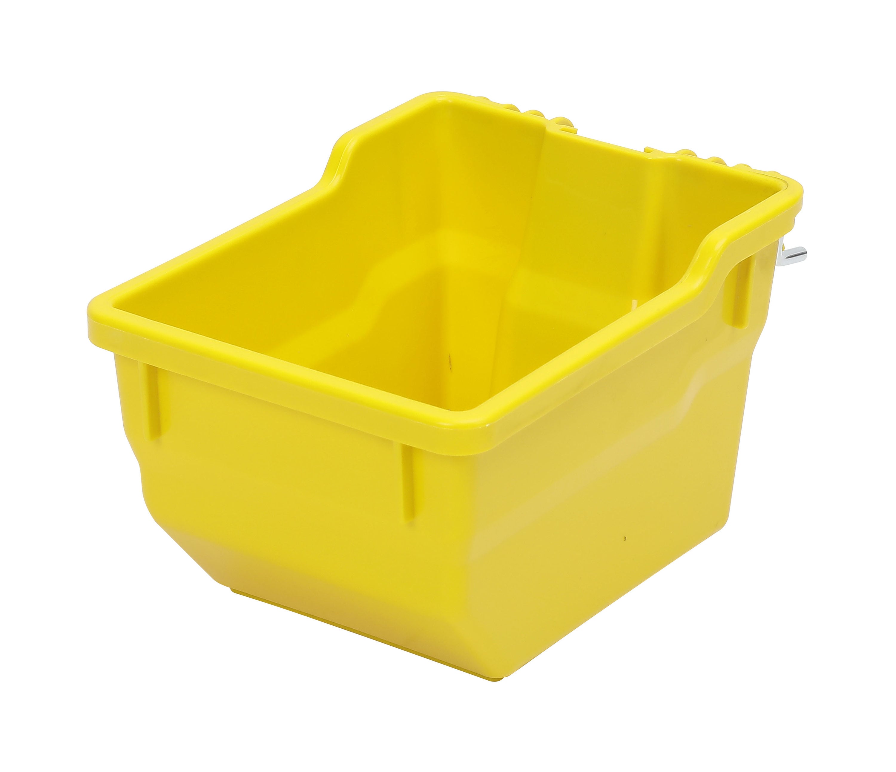Storage Baskets for Shelves Closet Storage Bins Cloth Baskets Yellow White  2-Pac