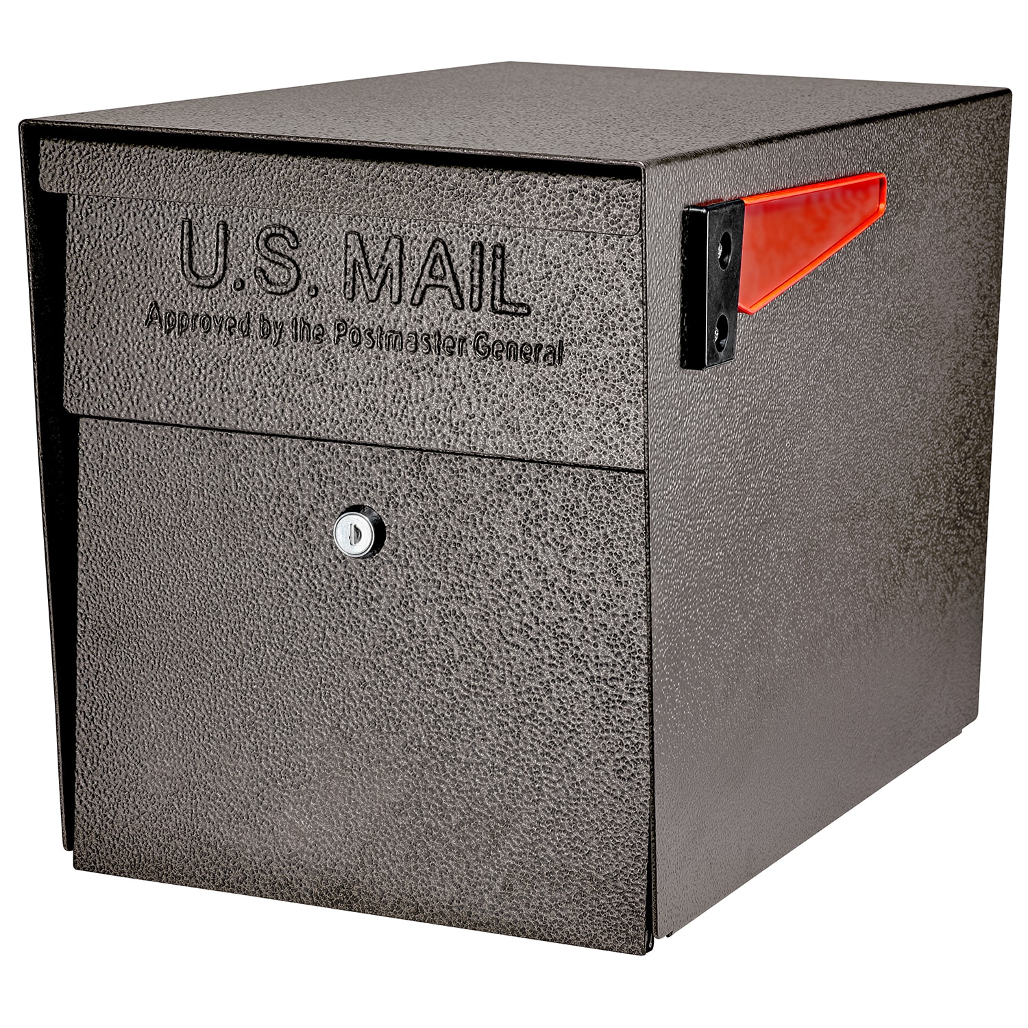 Mail Boss Curbside Locking Metal Extra Large Mailbox Bronze