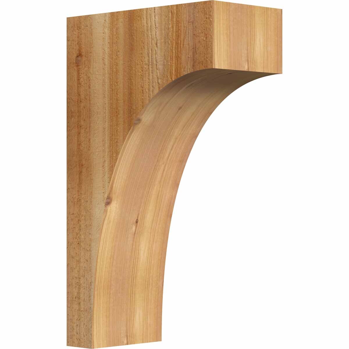 Ekena Millwork COR06X12X20HUN00RWR 6-in x 12-in x 20-in Huntington Unfinished Western red cedar Wood Paintable/Stainable Corbel