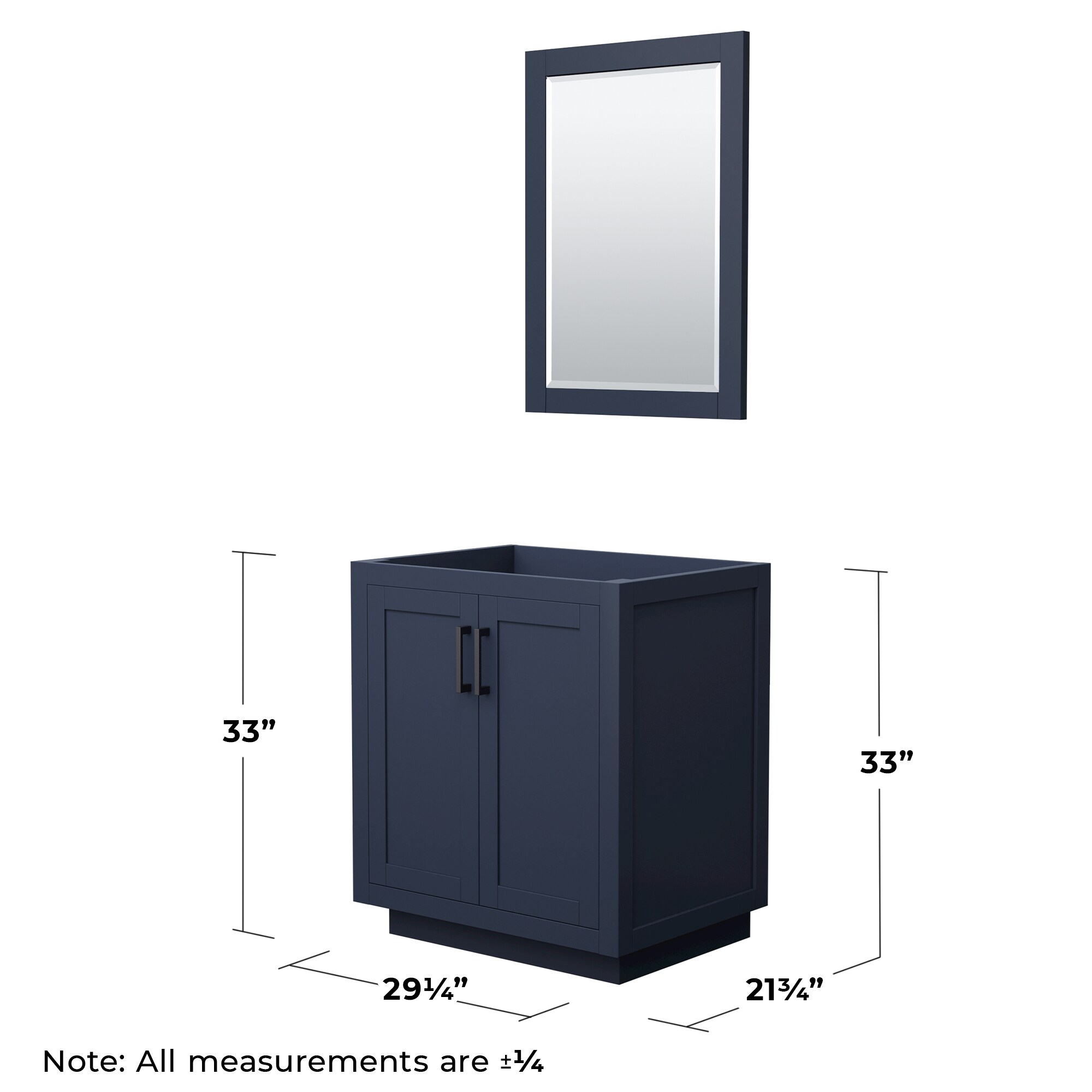 Wyndham Collection WCF292930SBBCXSXXM24 vanities - View #4
